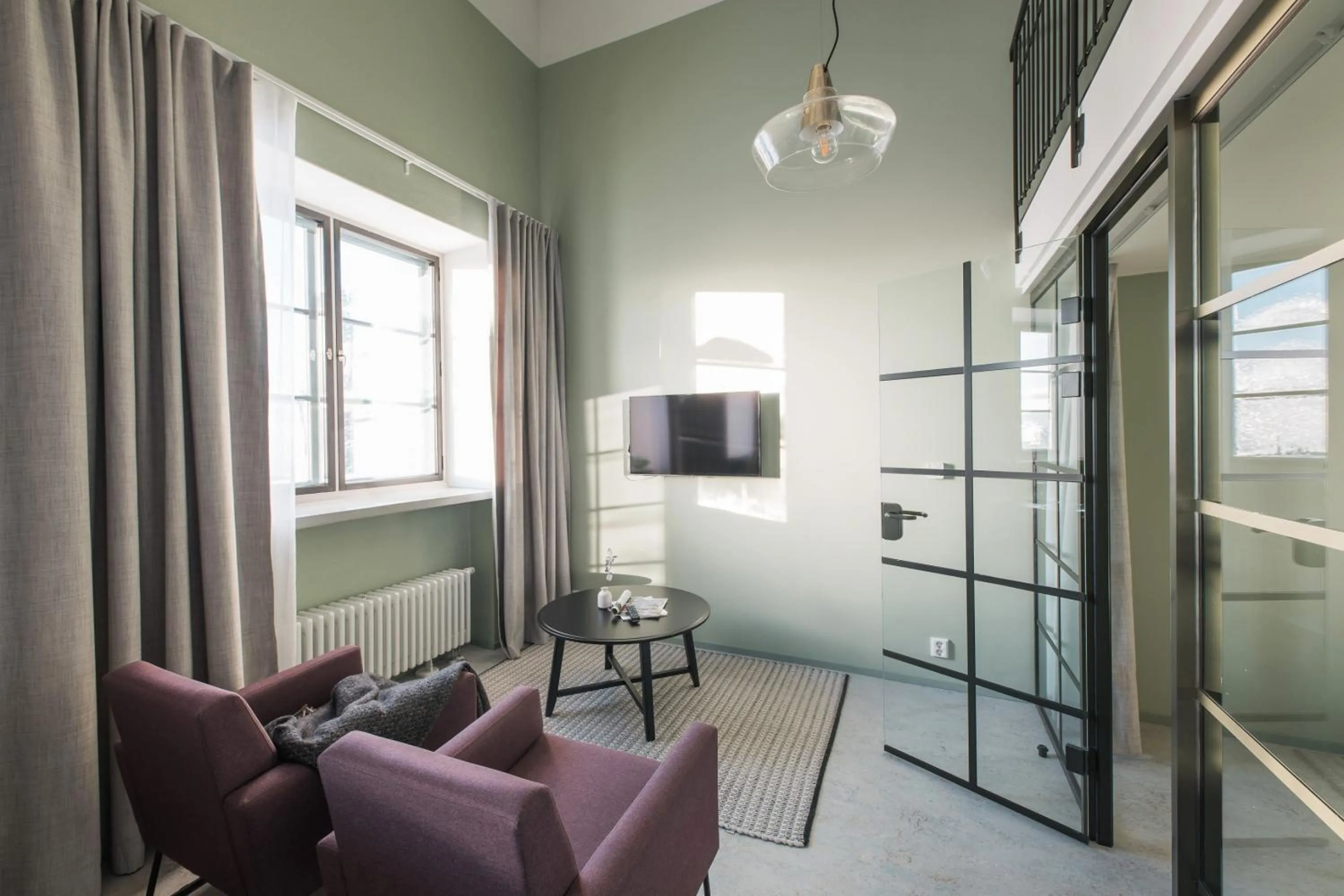 Seating area in Forenom Aparthotel Jyväskylä