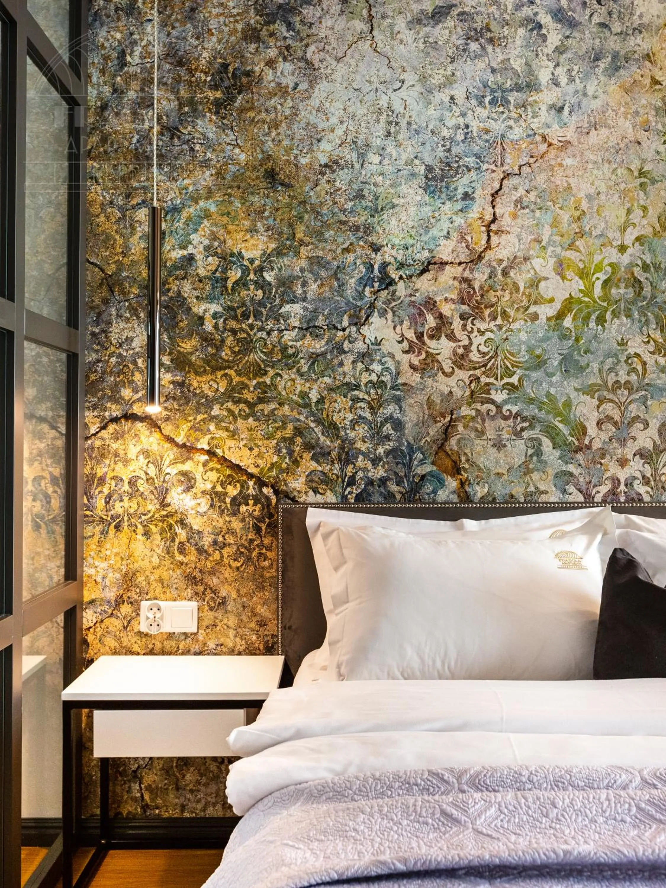 Bed in Fragola Apartments Rajska 3 - modern studios, park