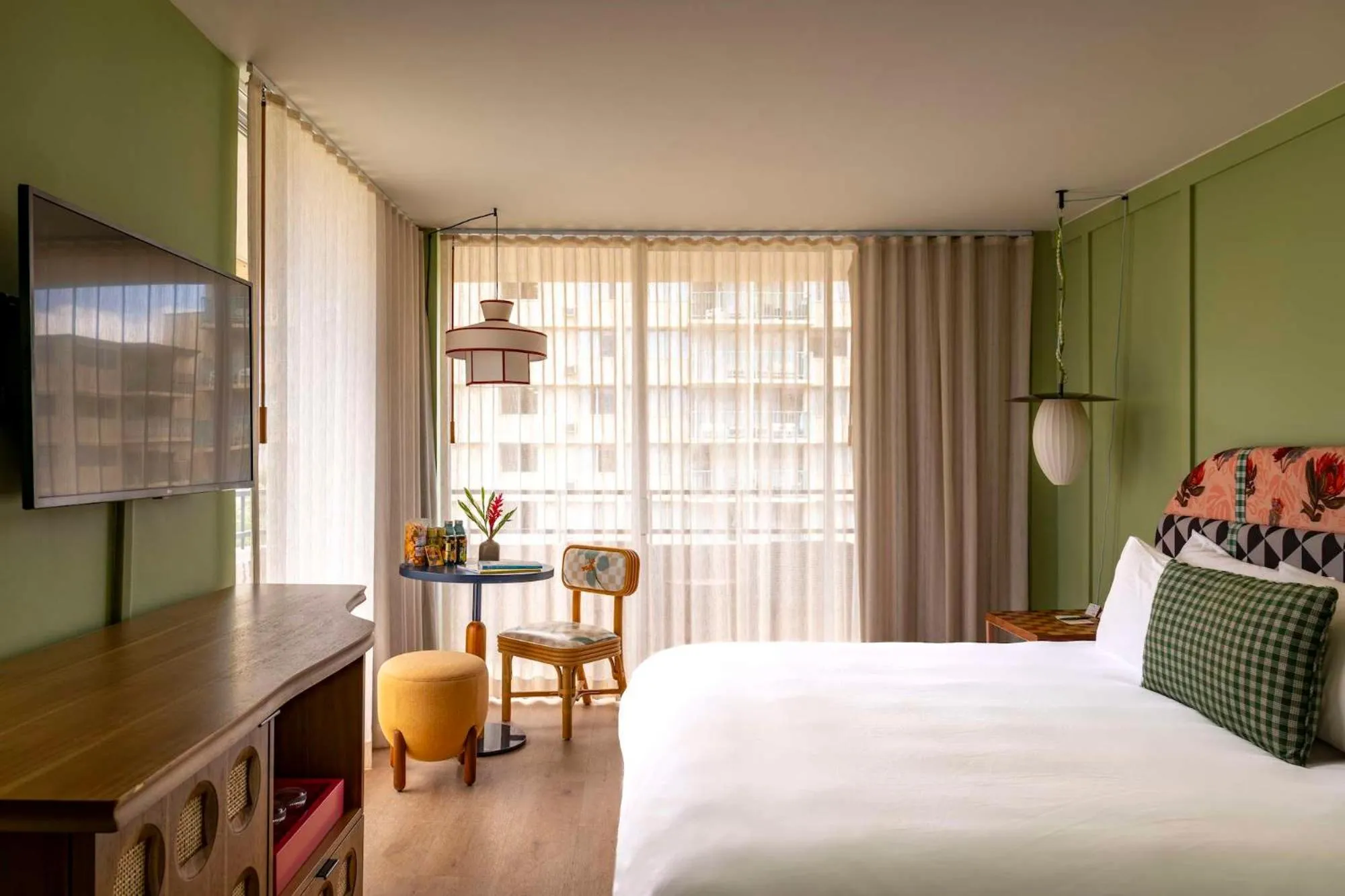 Bedroom, Bed in Wayfinder Waikiki - Voted Top 10 Best Hotels in Hawaii!