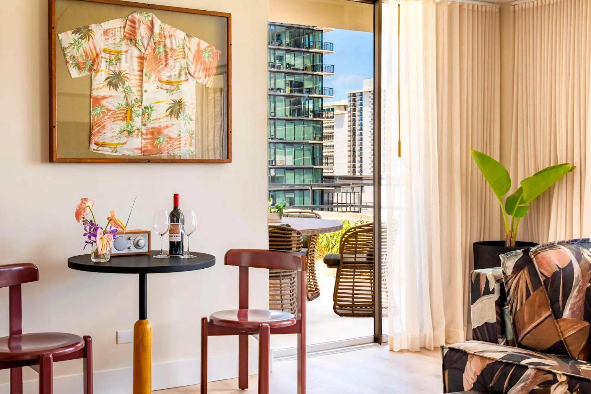 Photo of the whole room in Wayfinder Waikiki - Voted Top 10 Best Hotels in Hawaii!