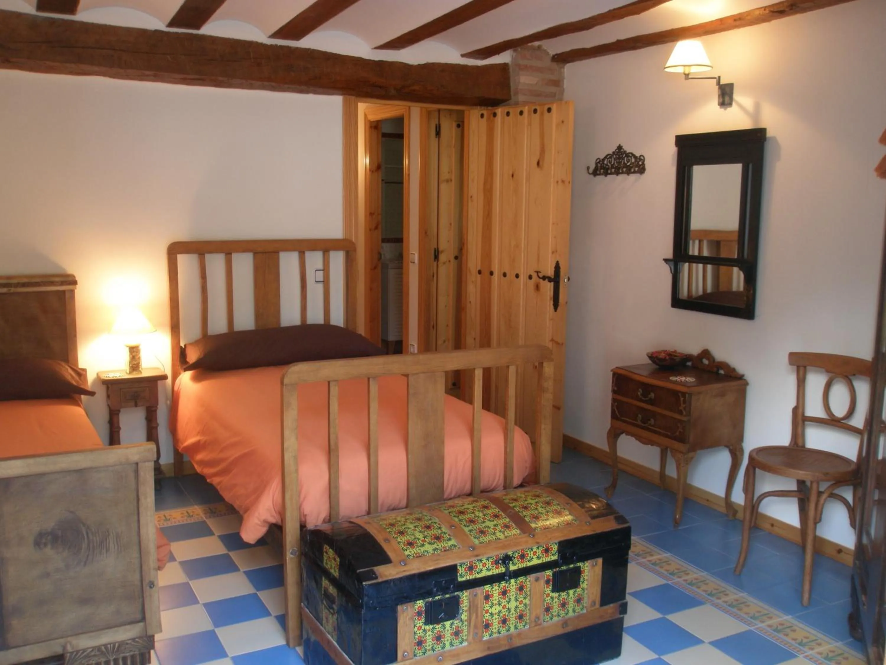 Bed in Hotel Rural Villa Liquidámbar