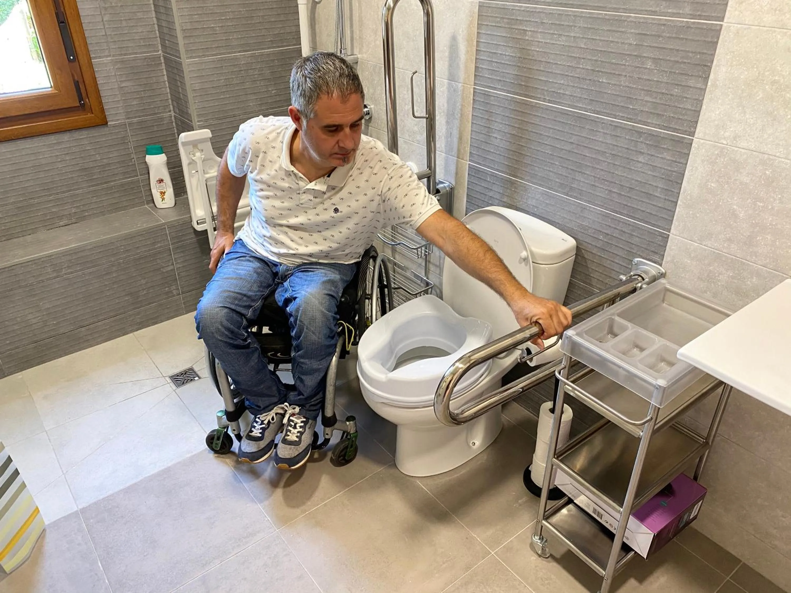 Facility for disabled guests in Hotel Rural Villa Liquidámbar