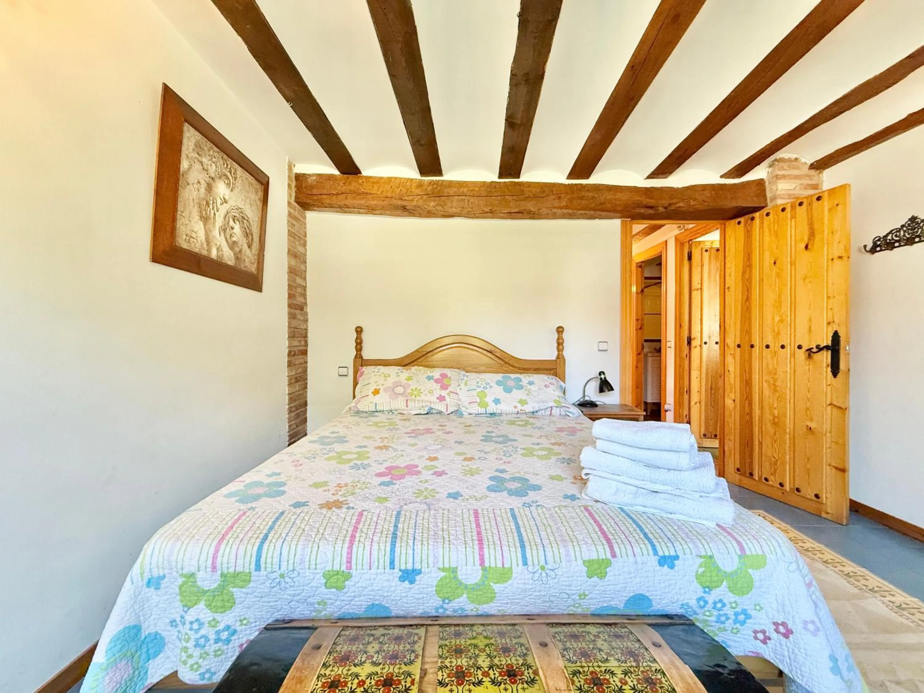 Bedroom, Bed in Hotel Rural Villa Liquidámbar