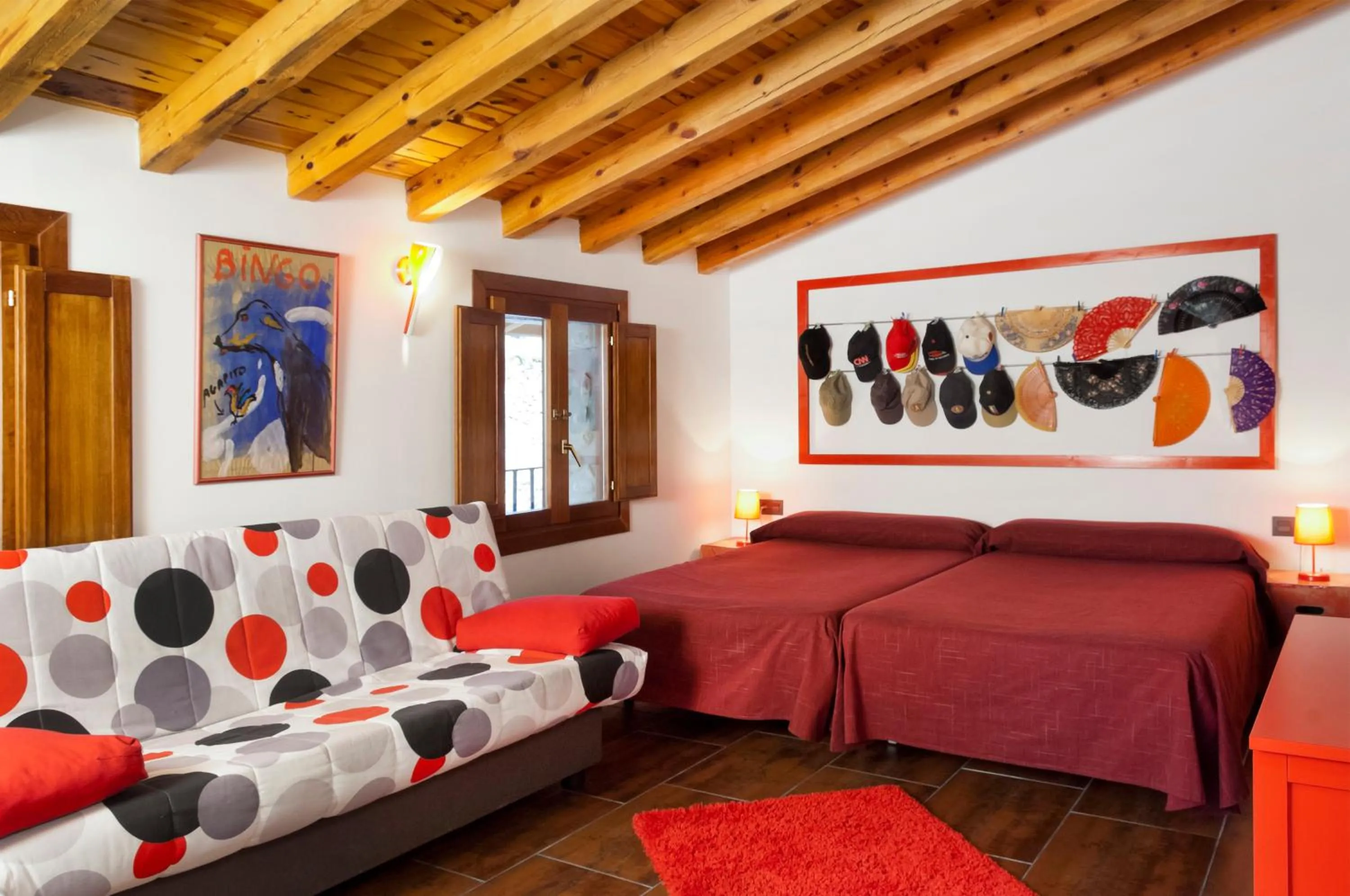 Bed in Hotel Rural Villa Liquidámbar