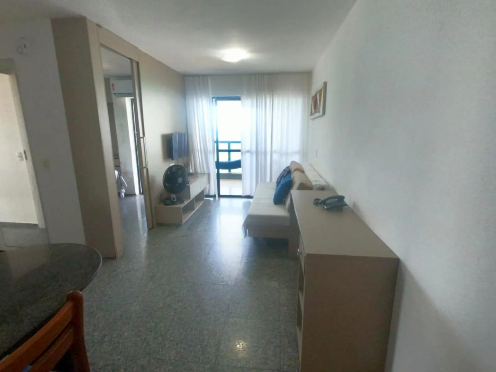 Living room in Vip Iracema Flat