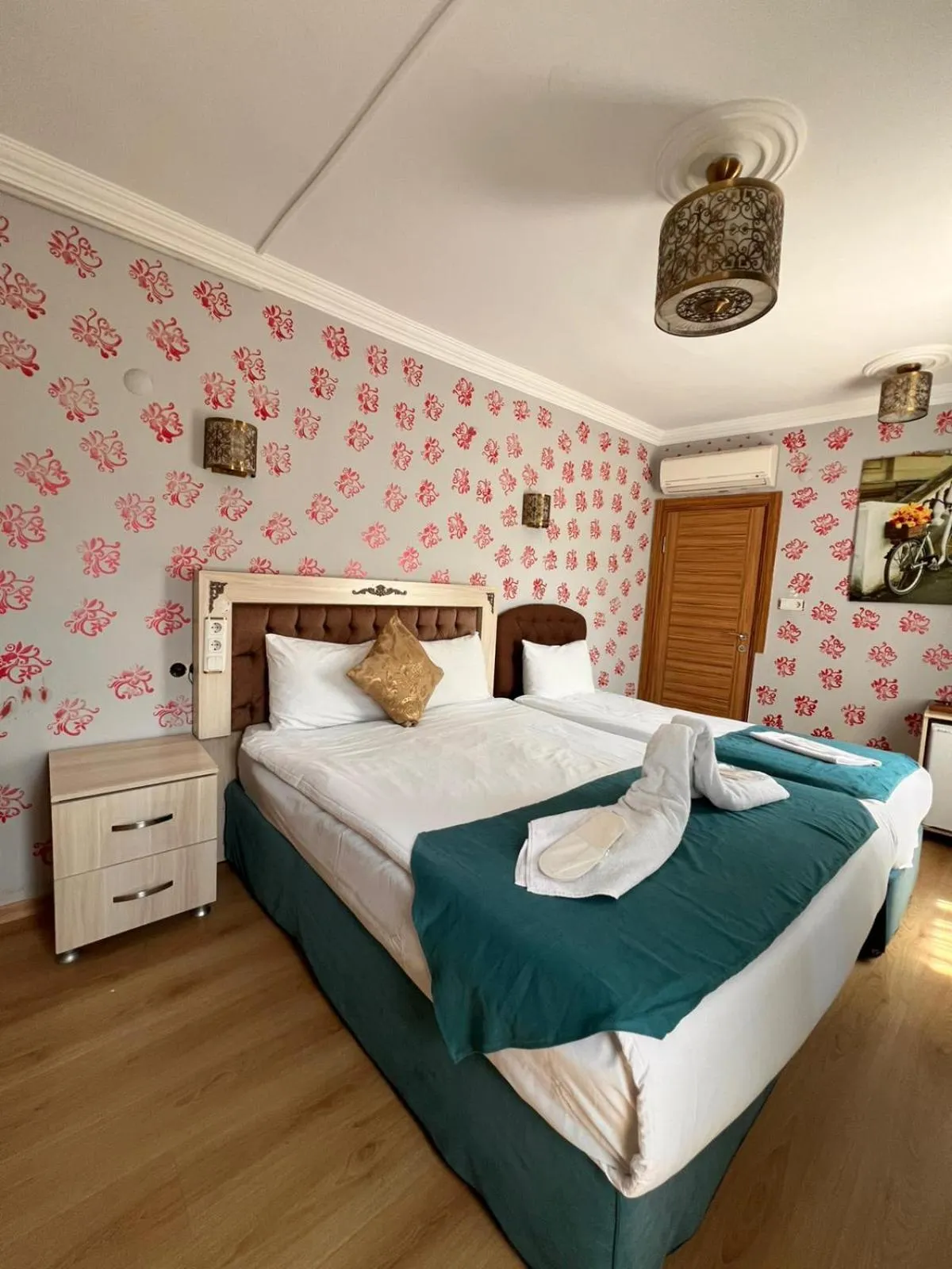 Bed in Galaxy Hotel Sultanahmet