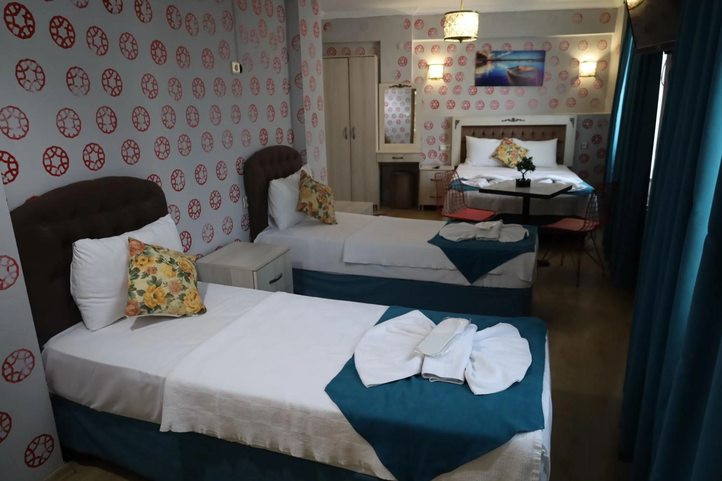 Bed in Galaxy Hotel Sultanahmet