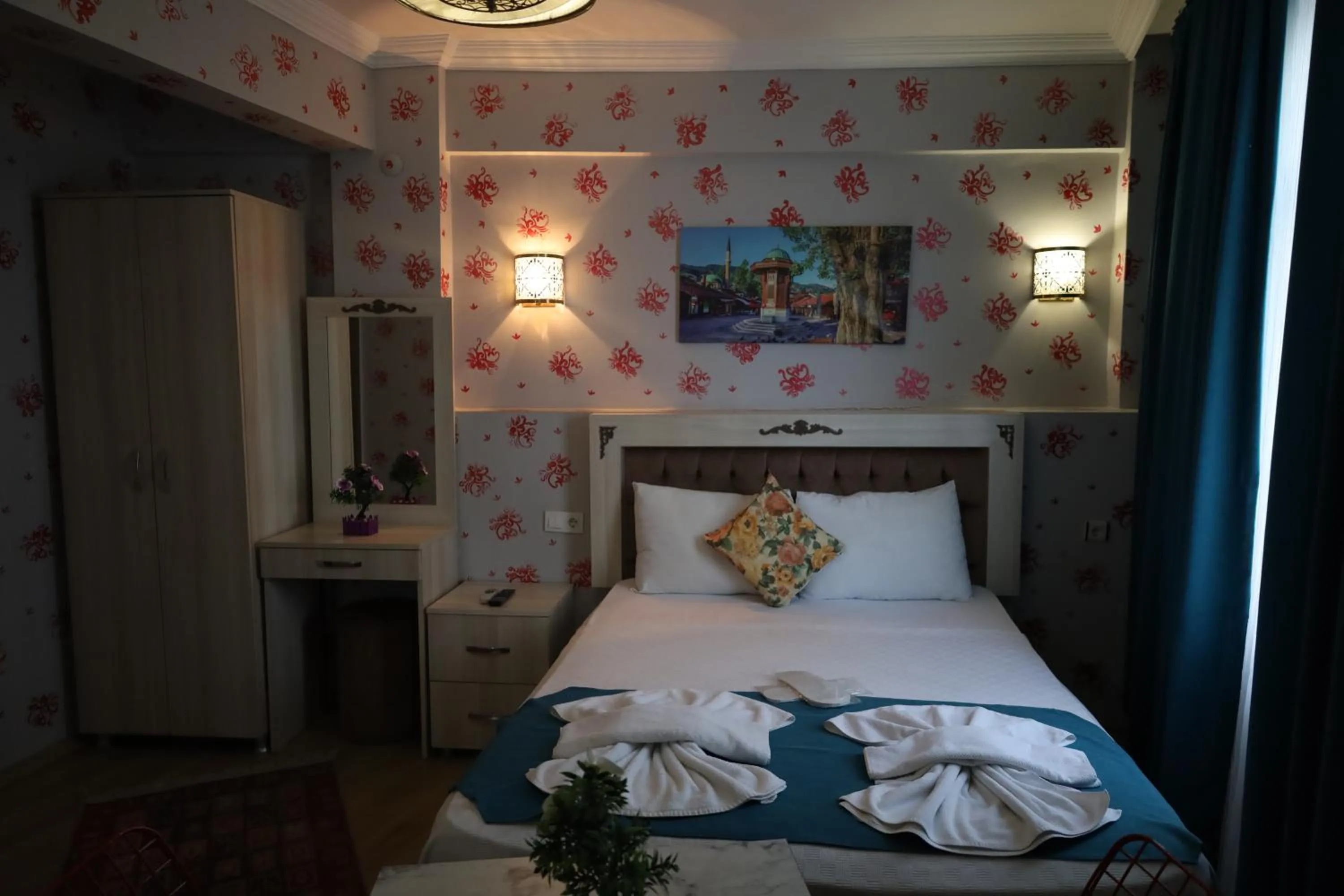 Bed in Galaxy Hotel Sultanahmet