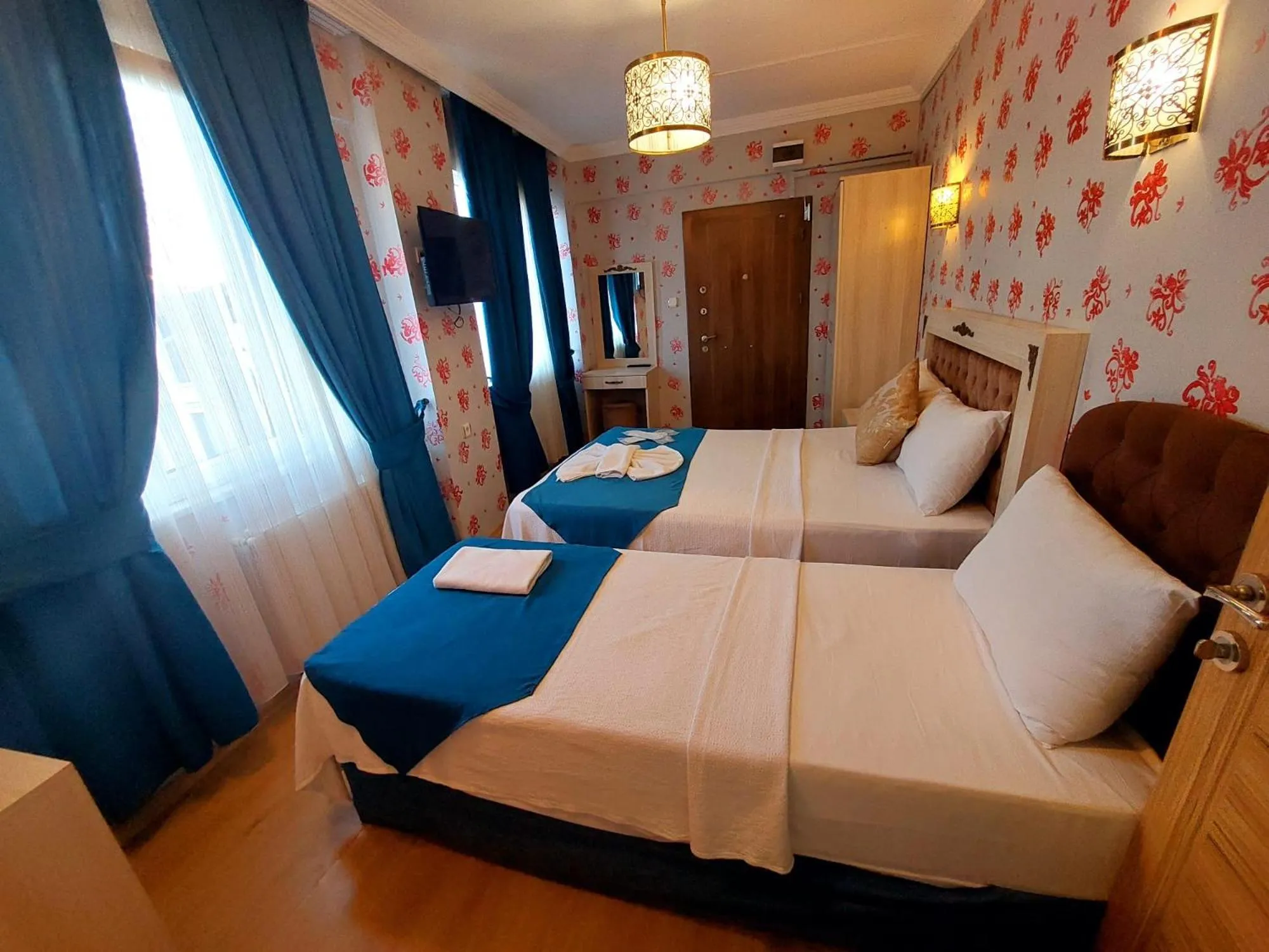 Bed in Galaxy Hotel Sultanahmet