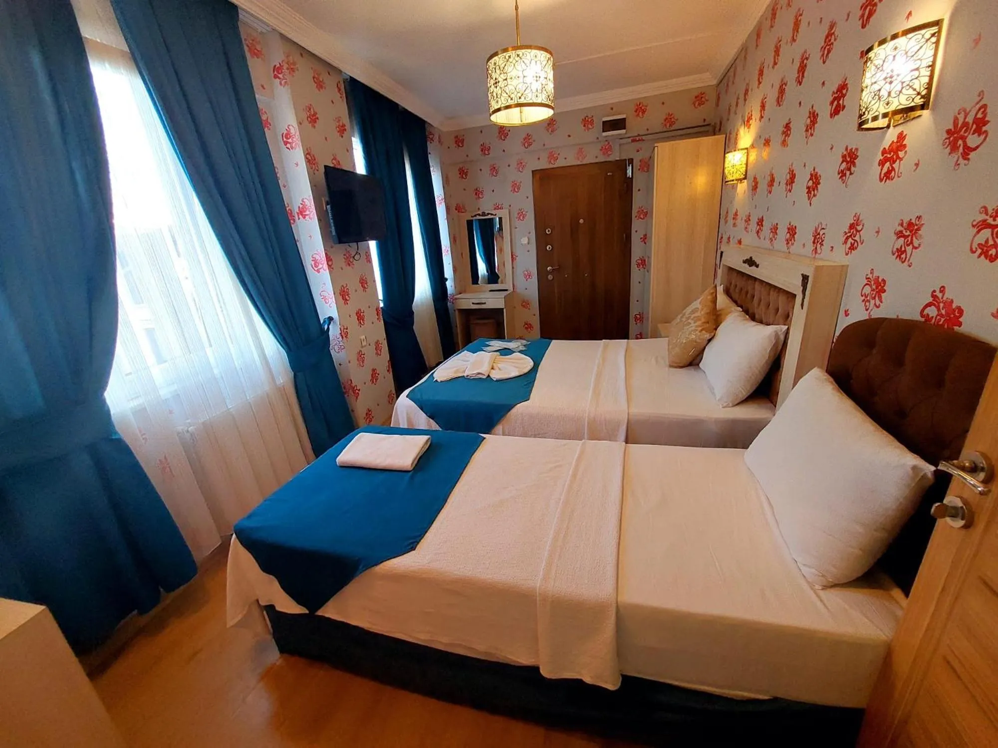 Bed in Galaxy Hotel Sultanahmet