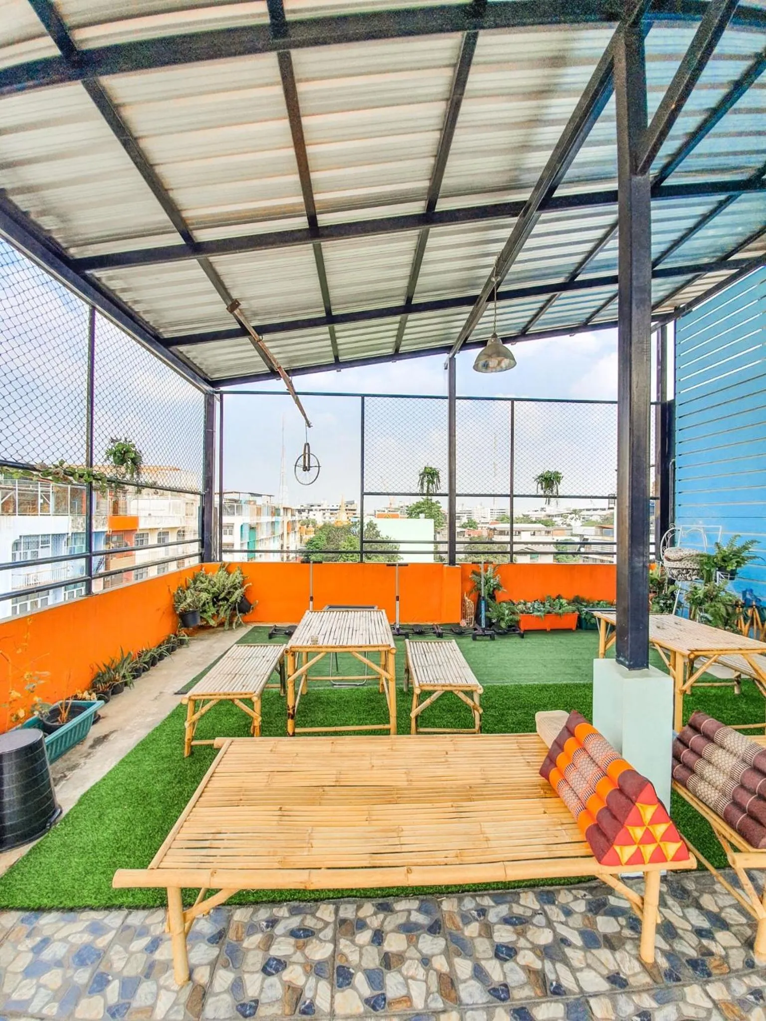 Balcony/Terrace in Bangkok Canale Home at Khaosarn