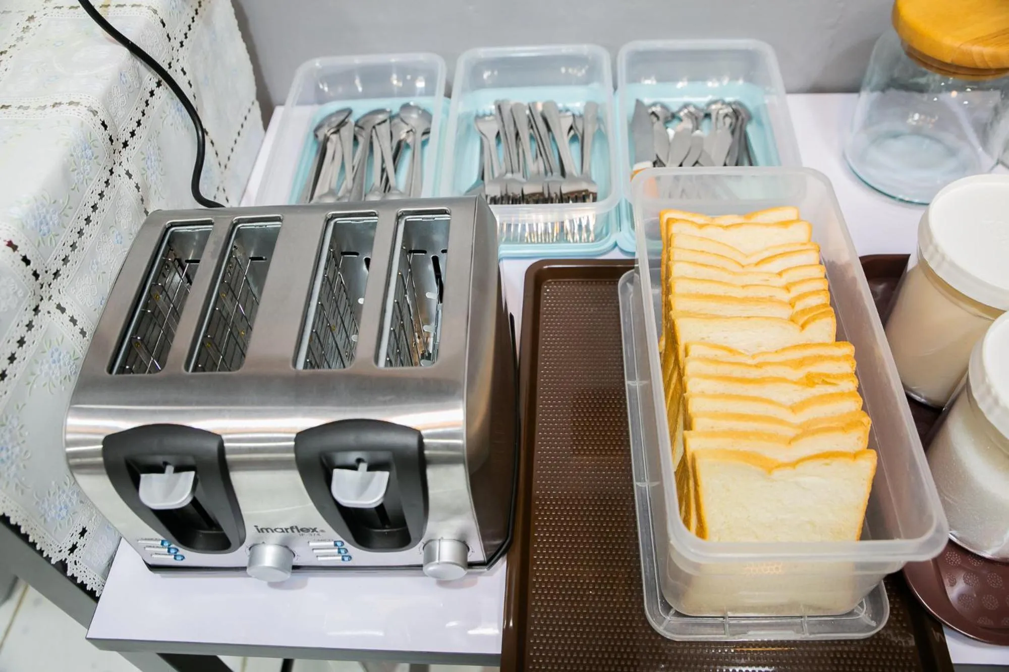 Breakfast in Bangkok Canale Home at Khaosarn