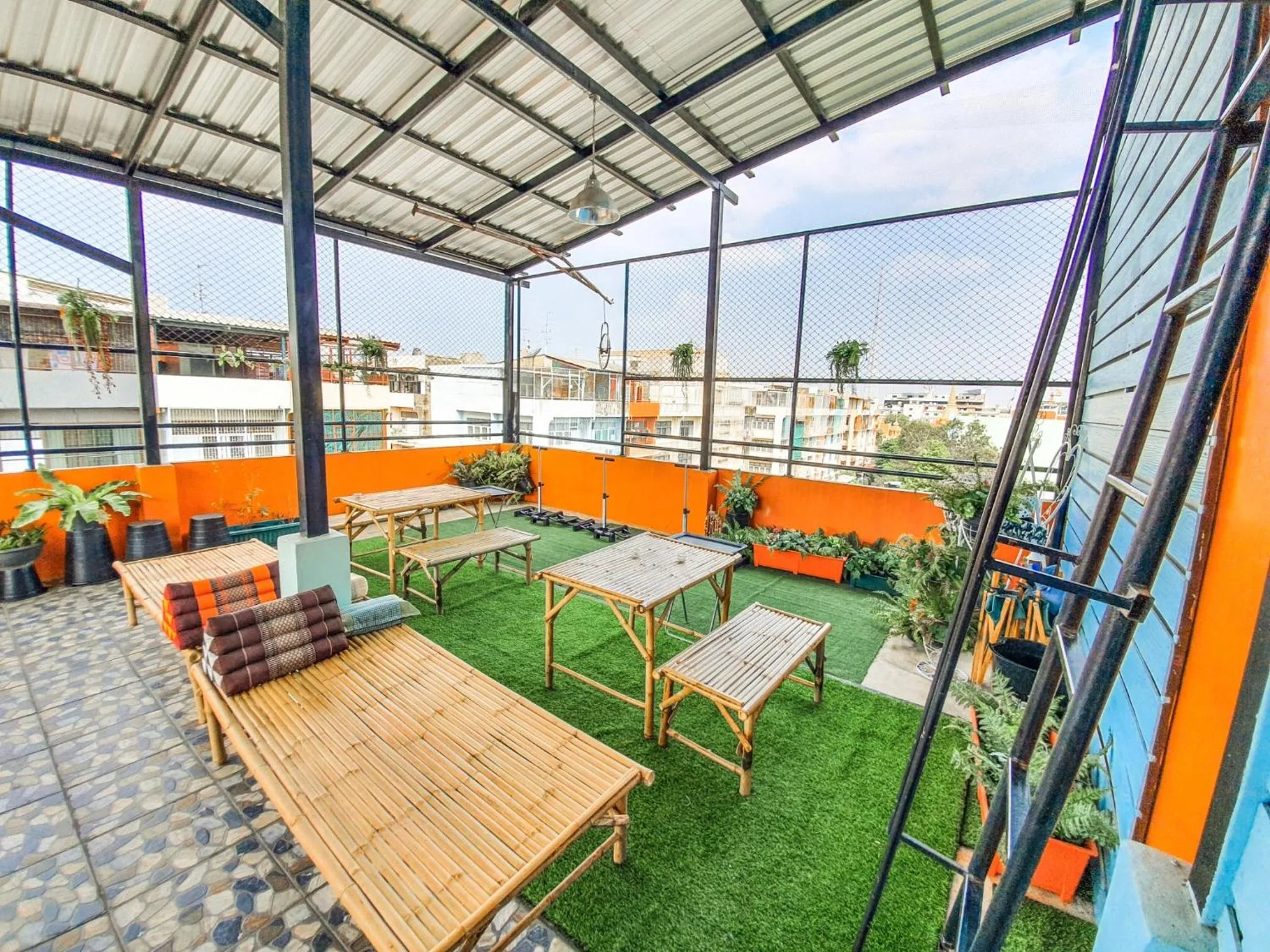 Balcony/Terrace in Bangkok Canale Home at Khaosarn