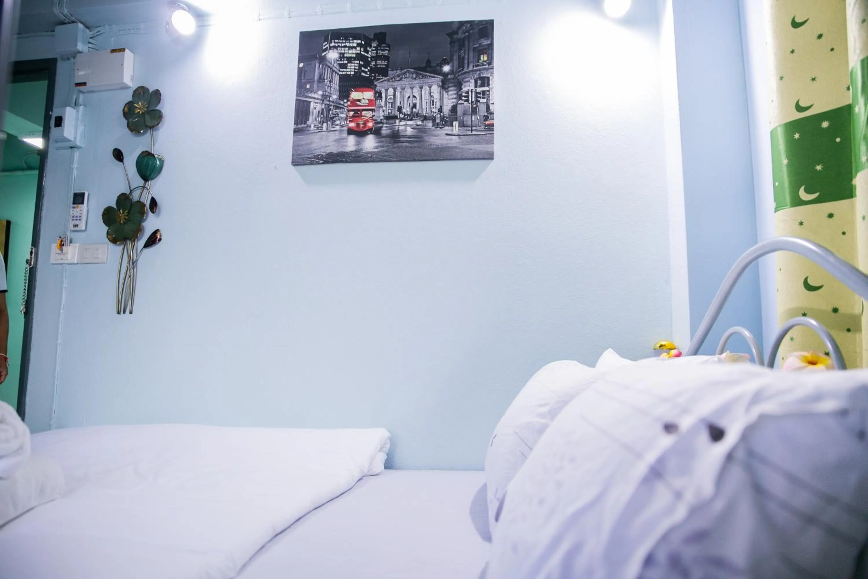 Bed in Bangkok Canale Home at Khaosarn