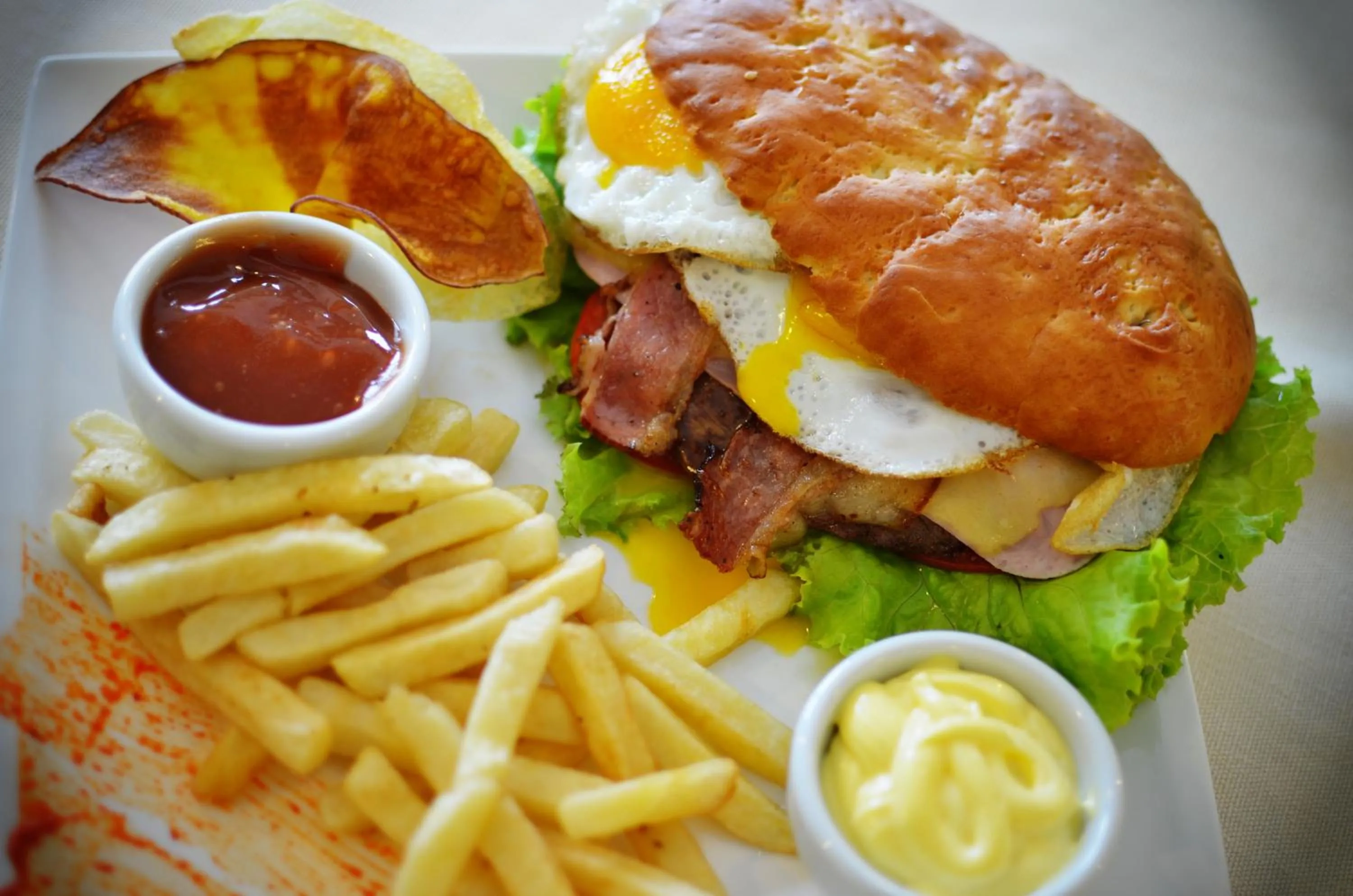 Food in De la Trinidad Hotel