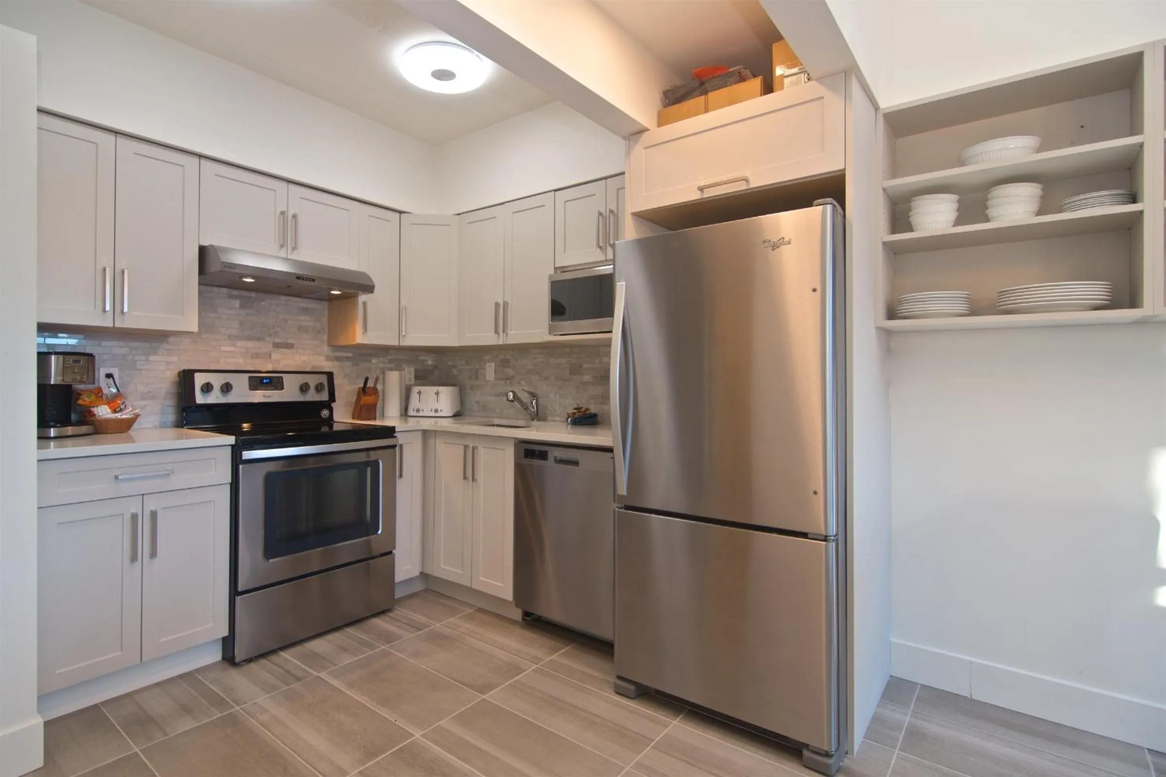 Kitchen or kitchenette in Whistler Blackcomb Vacation Rentals - Village North