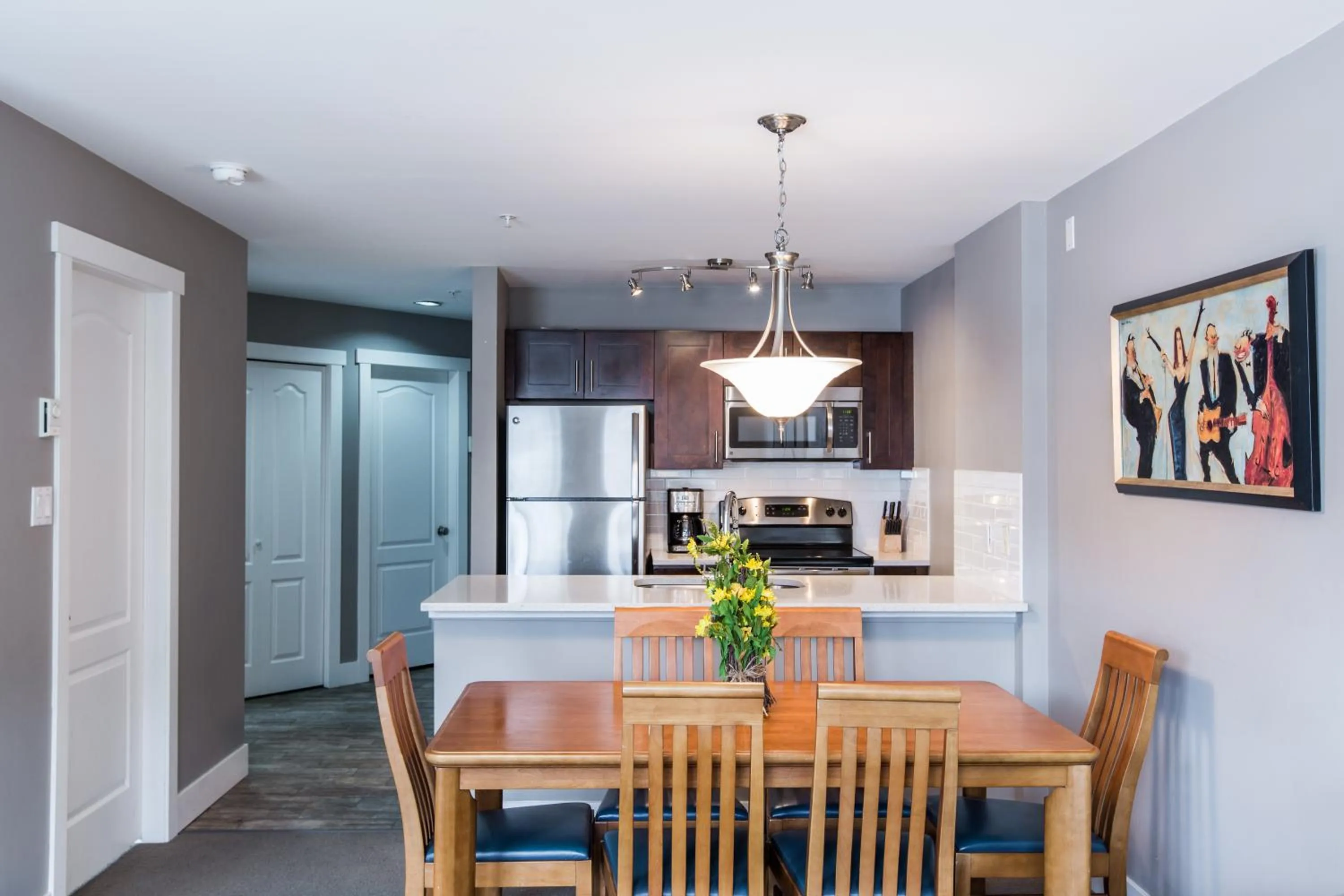Kitchen or kitchenette in Whistler Blackcomb Vacation Rentals - Village North