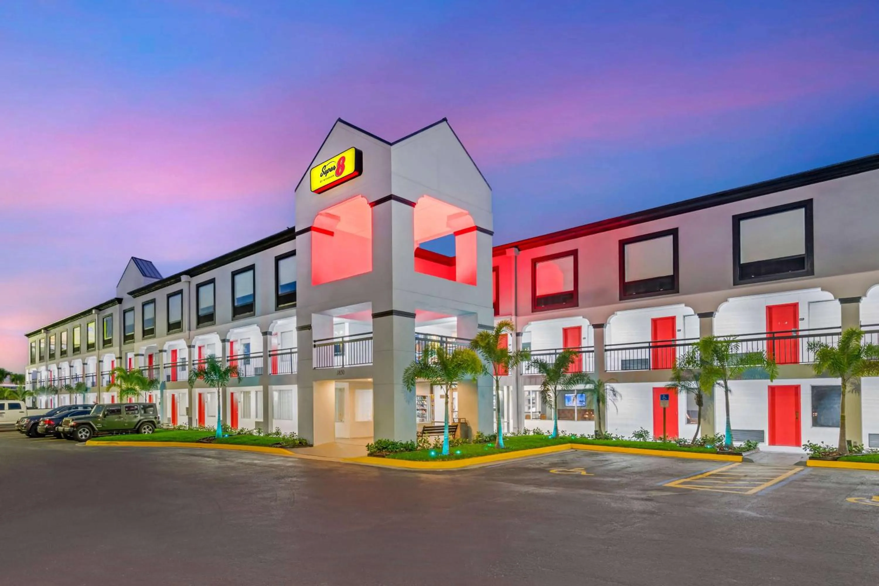 Property building in Super 8 by Wyndham Orlando Near Florida Mall