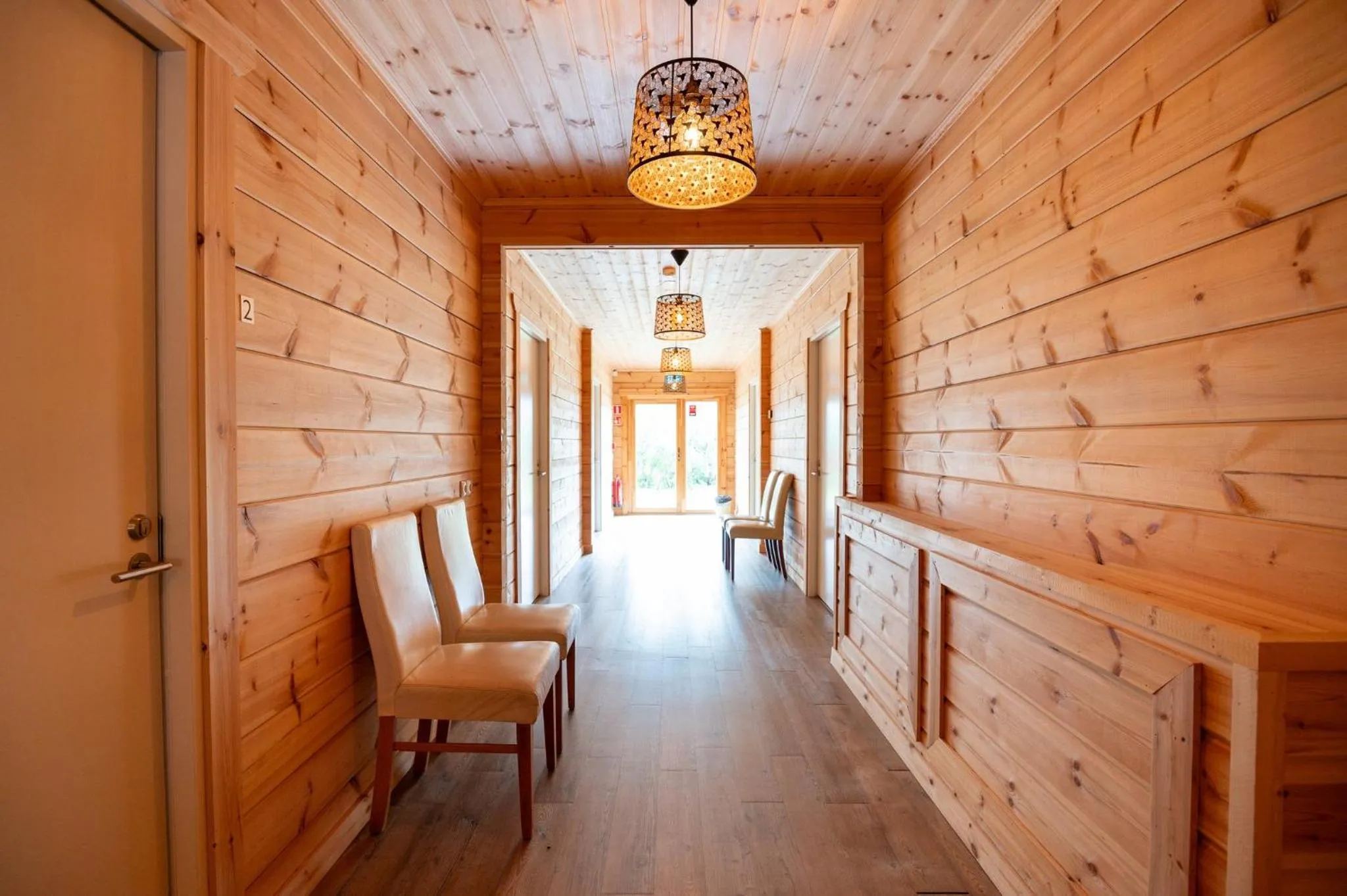 Decorative detail in Gladheimar Guesthouse