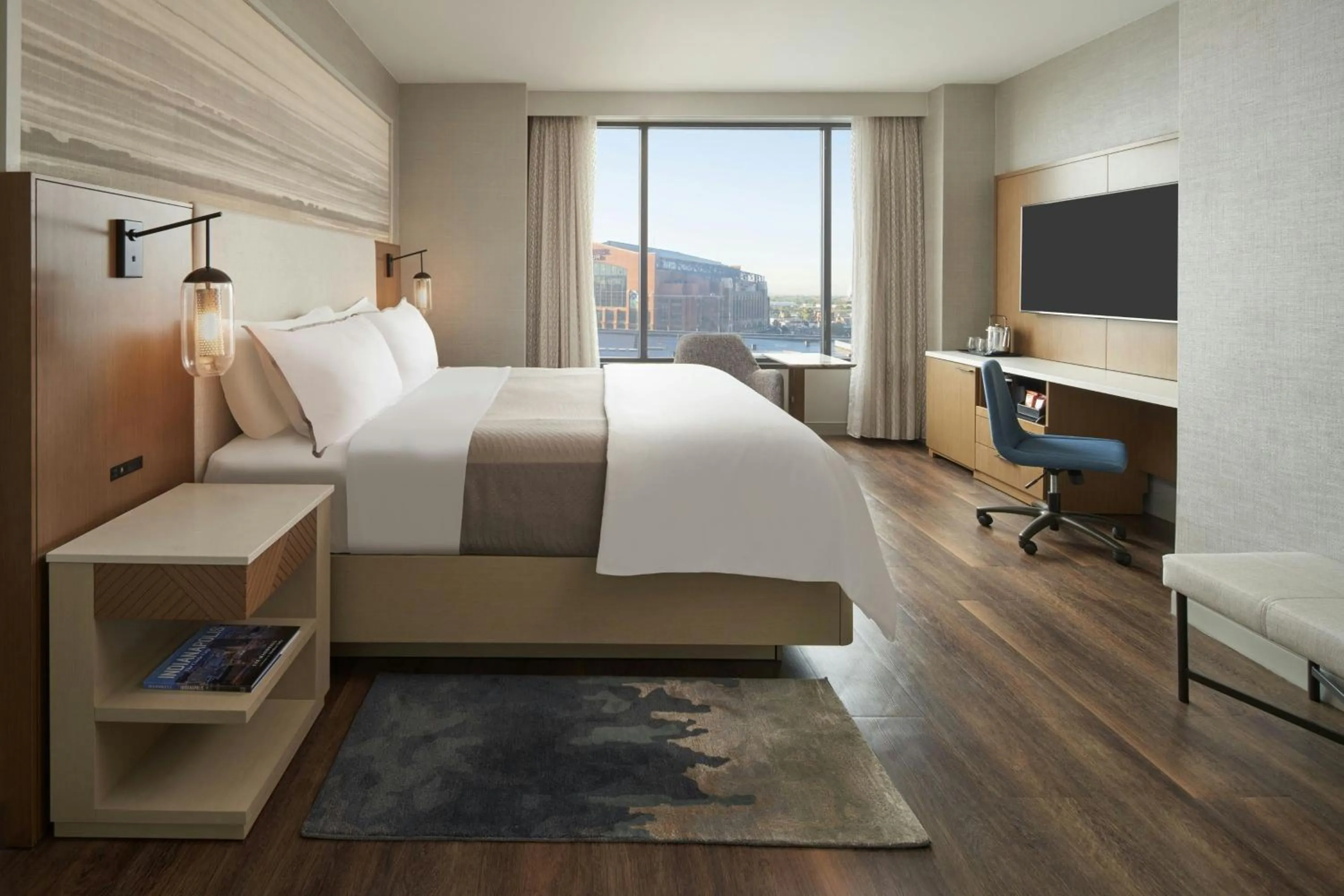 Bedroom, Bed in The Westin Indianapolis