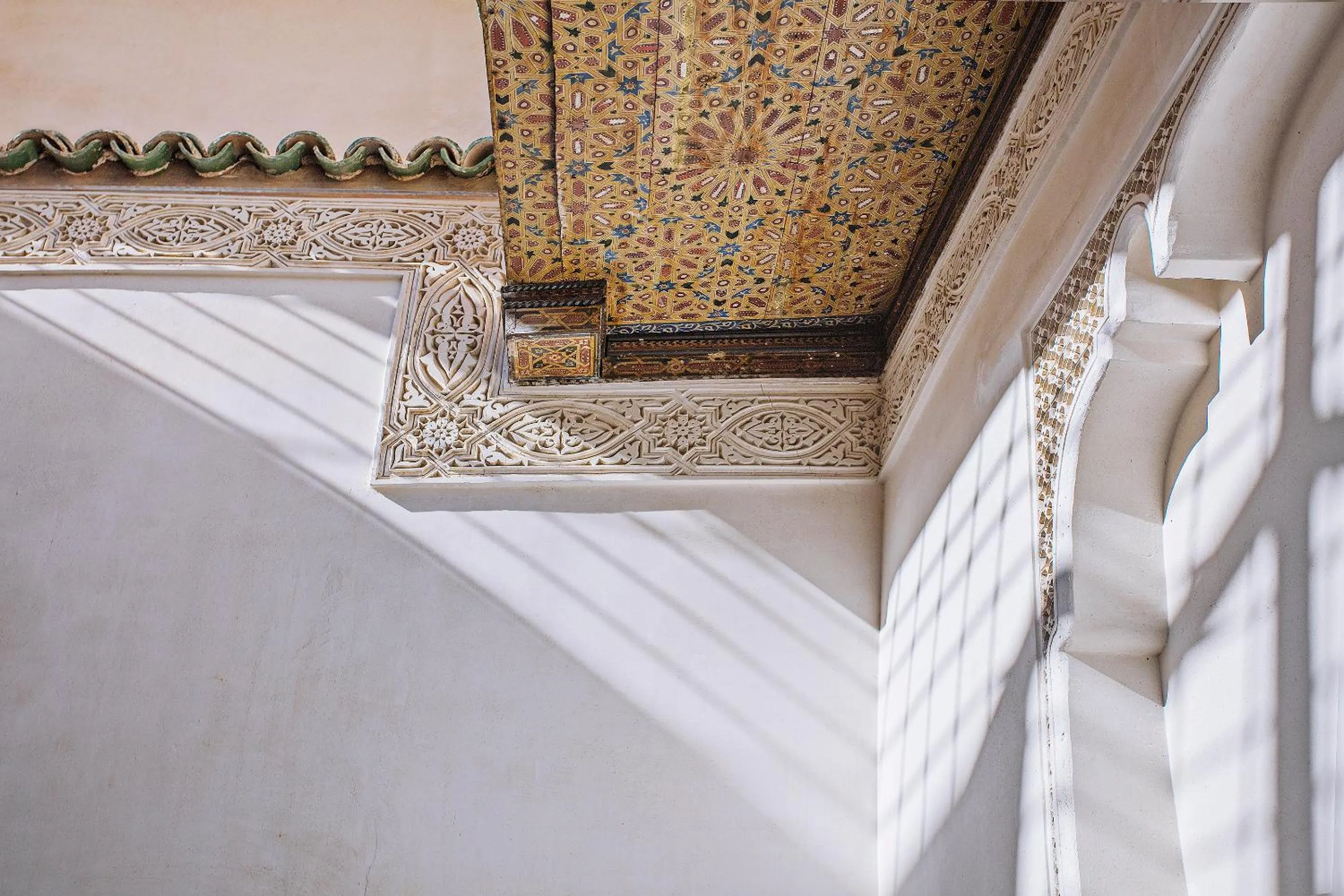 Decorative detail in Dar Drissi