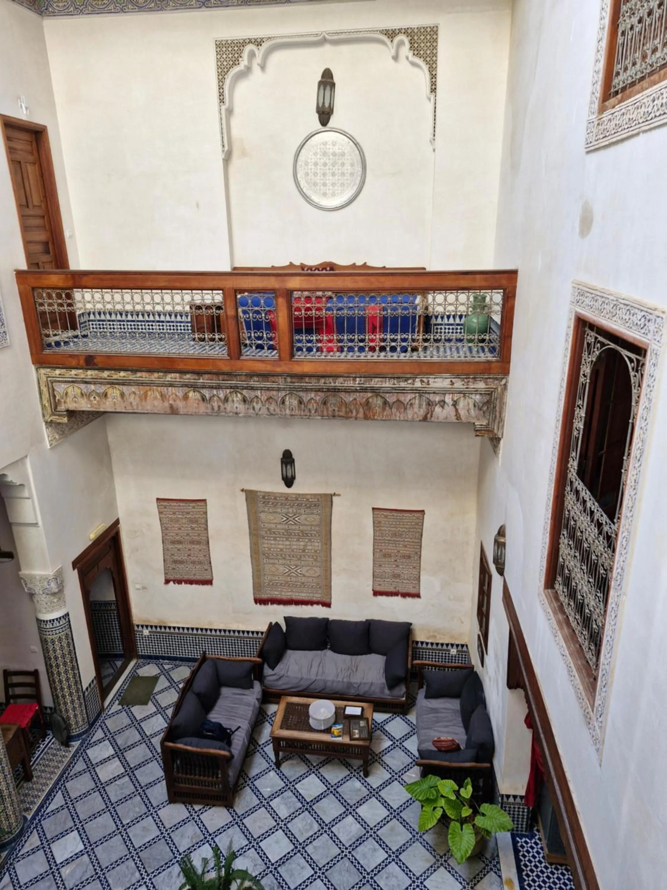 Inner courtyard view in Dar Drissi