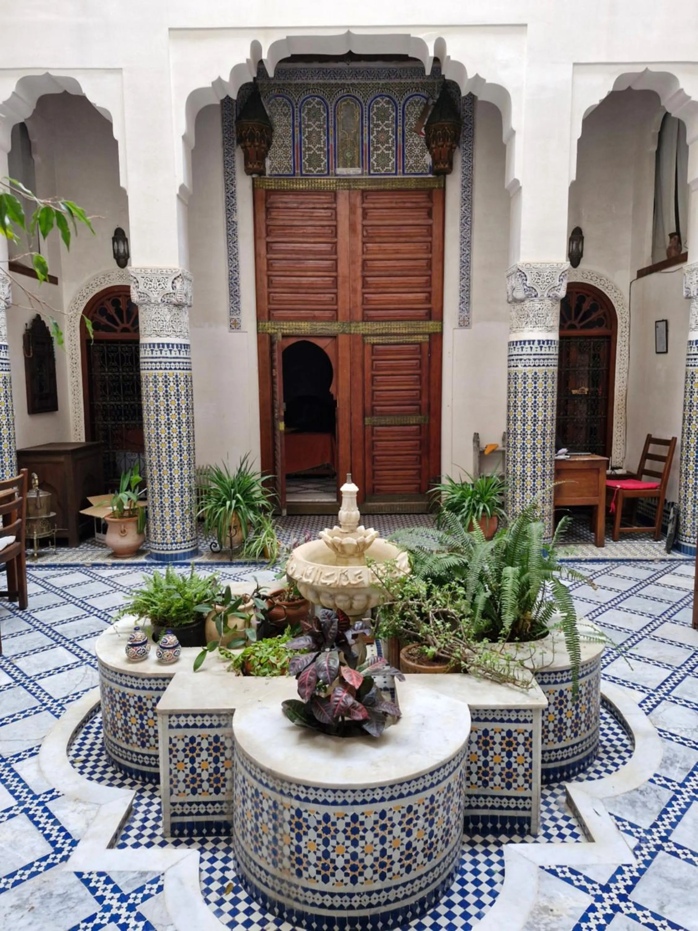 Inner courtyard view in Dar Drissi