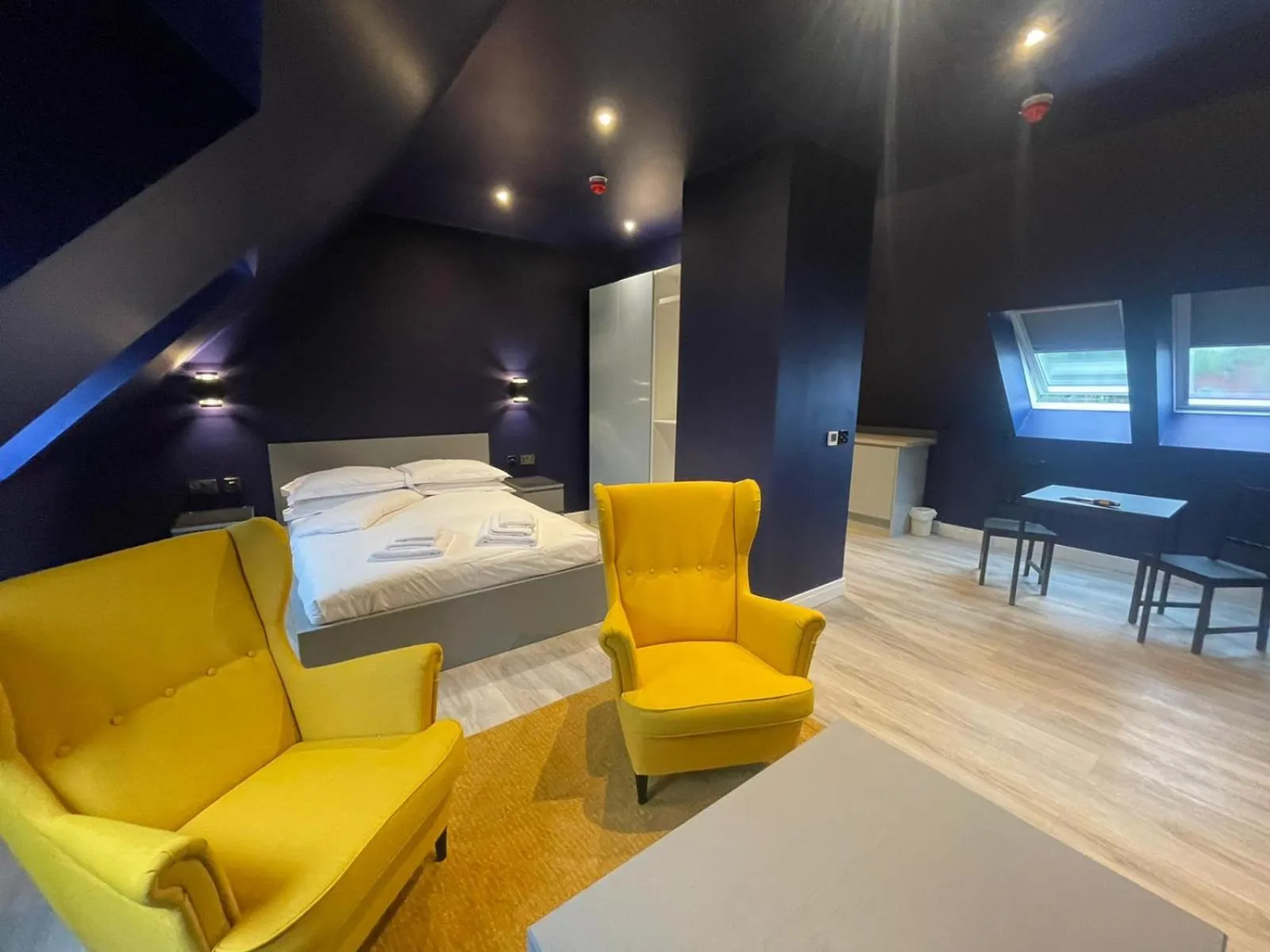 Bed in Sky City Apartments