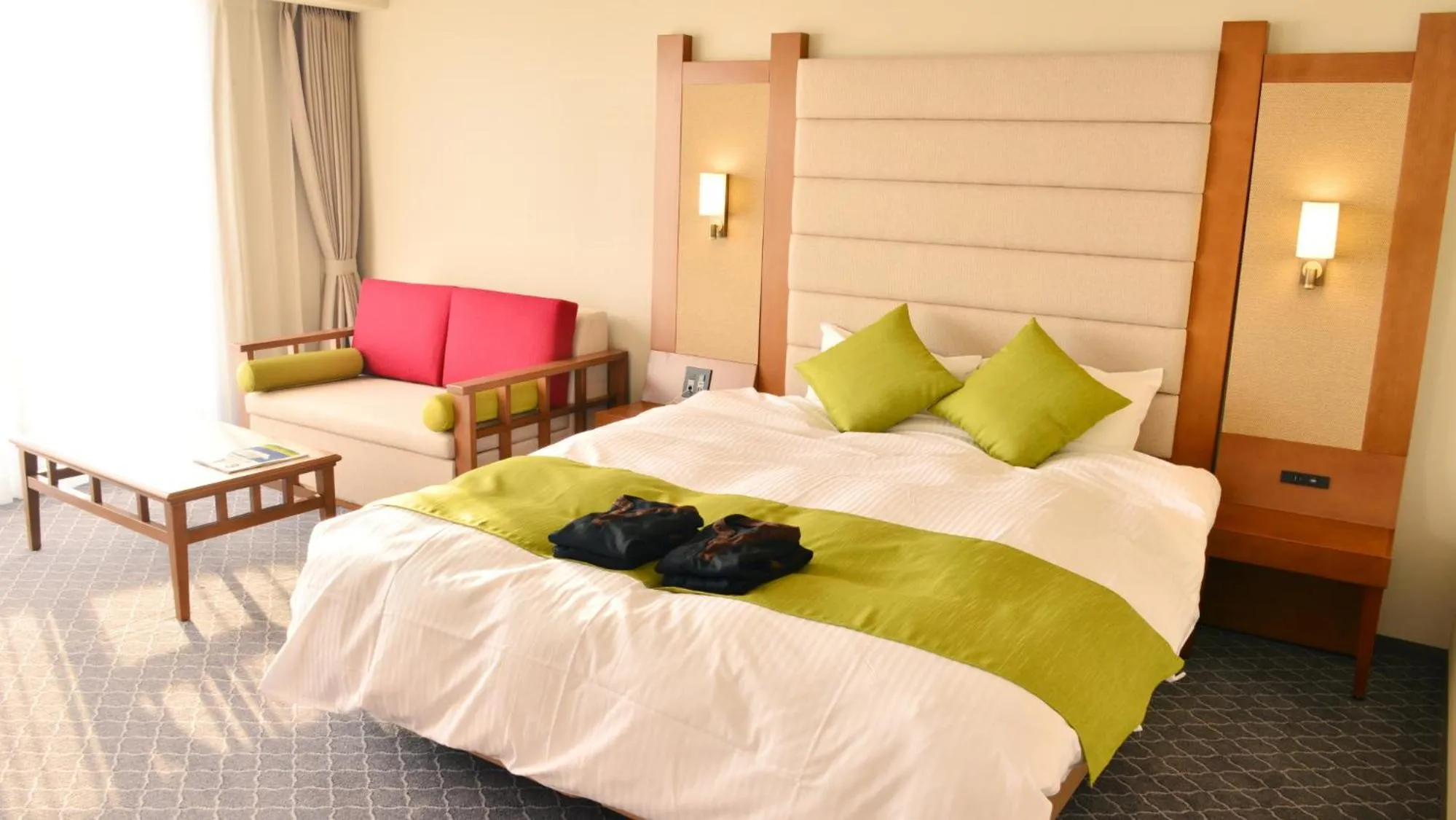 Bed in Satsuma Resort Hotel