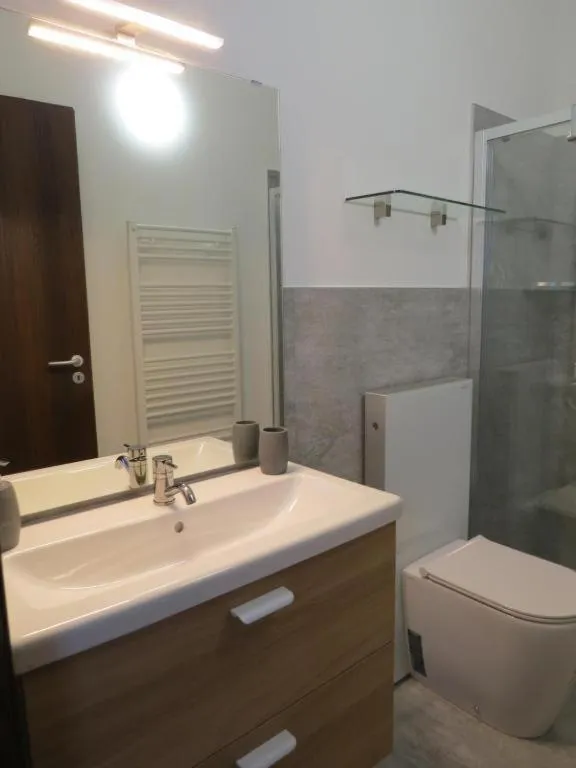 Bathroom in CASA AZZURRA Domodossola FREE PARKING