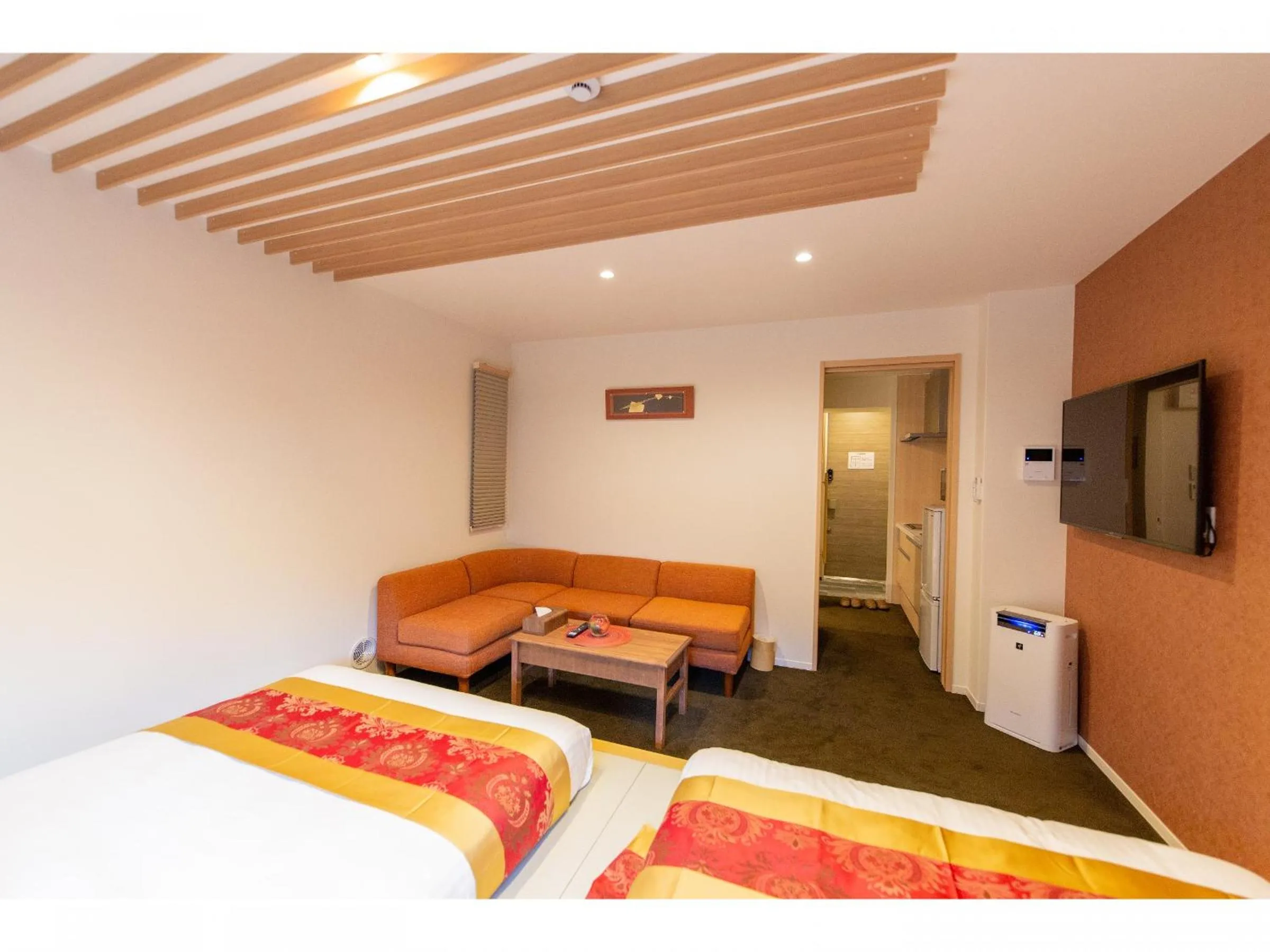 Bed in GRAND BASE Hiroshima Ekimae