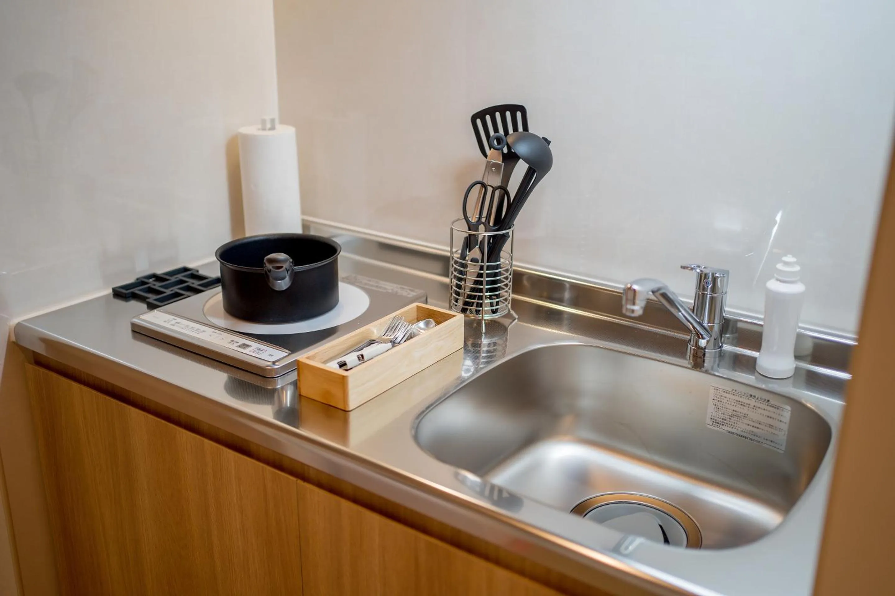 Kitchen or kitchenette in RESI STAY Nishijin
