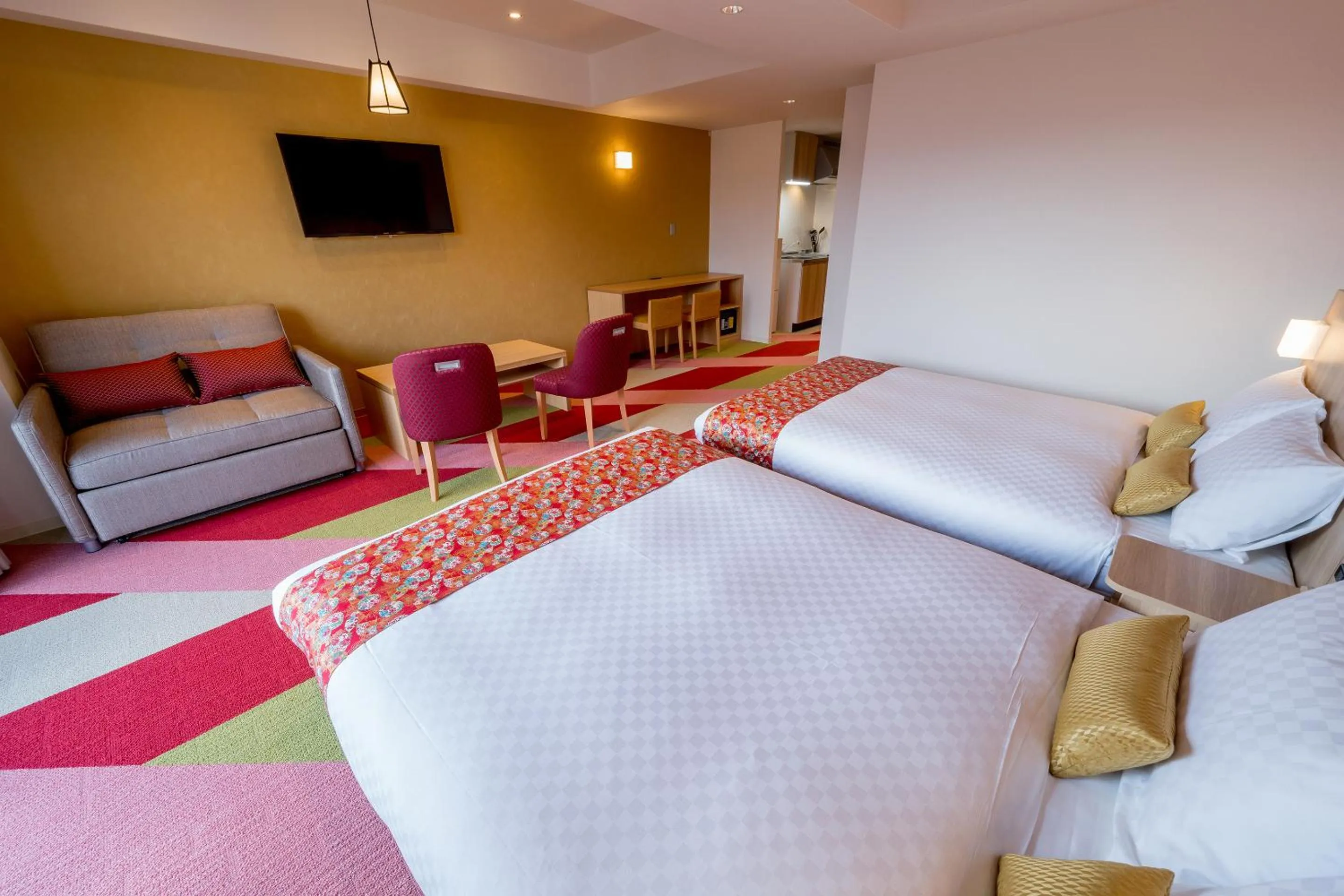 Bed in RESI STAY Nishijin