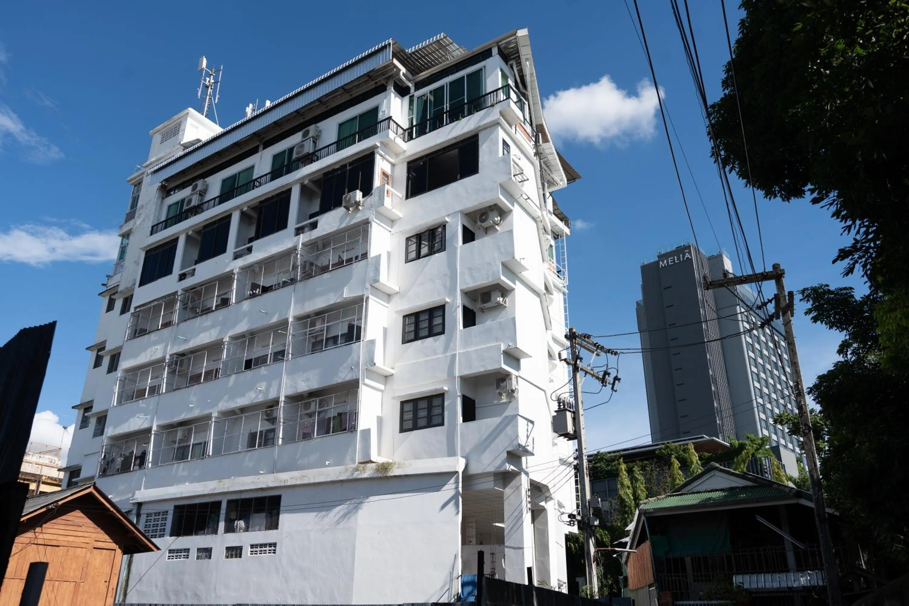Facade/entrance in Chiang Mai Mansion