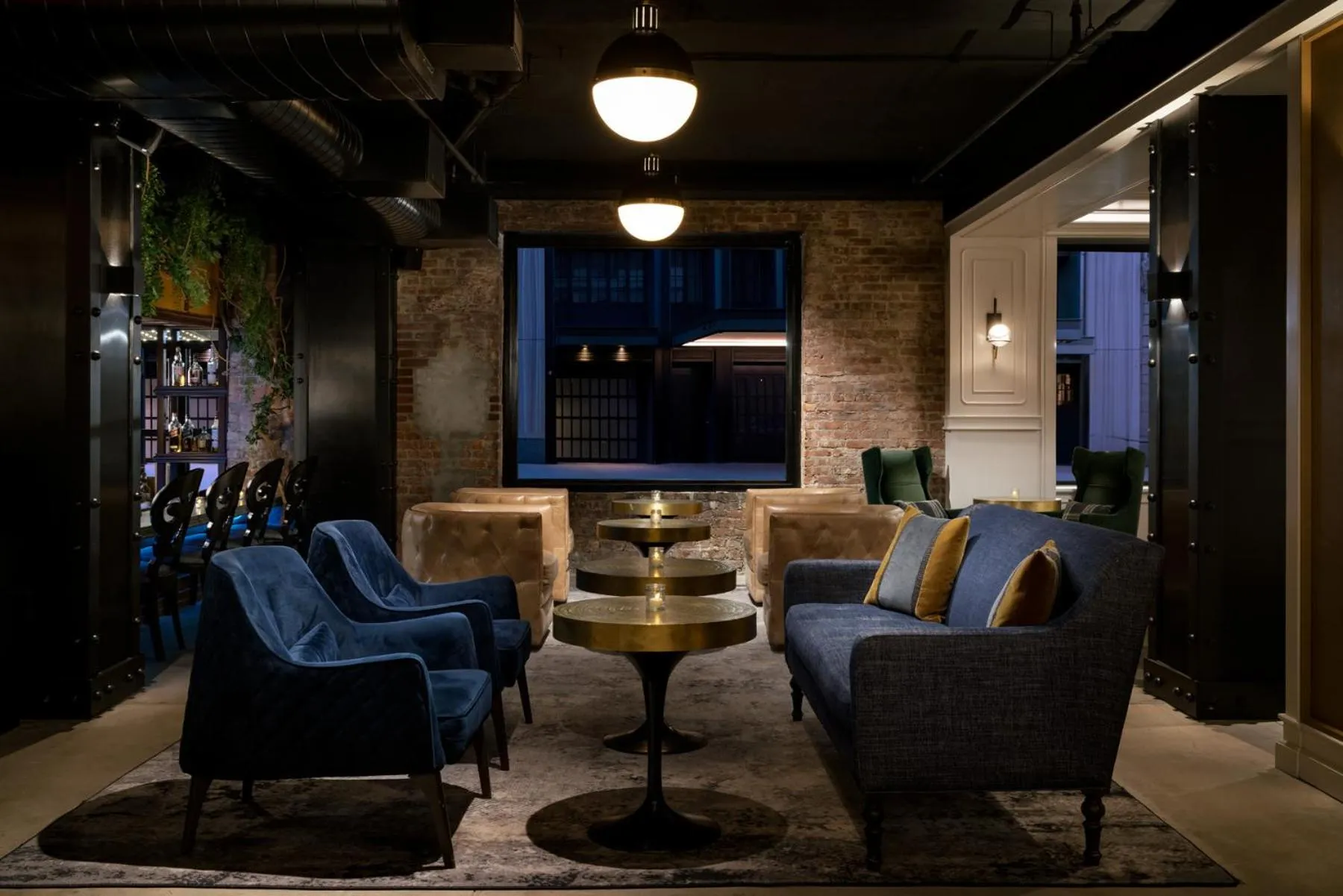 Seating area in Arthouse Hotel