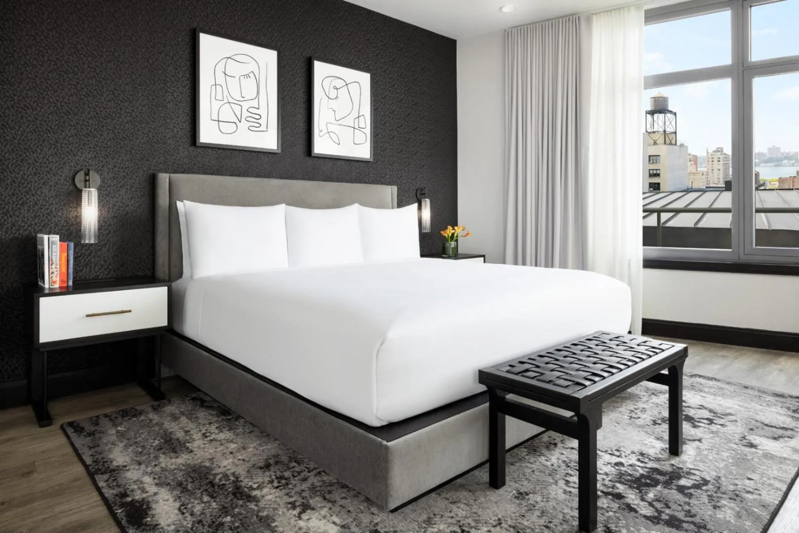 Bed in Arthouse Hotel