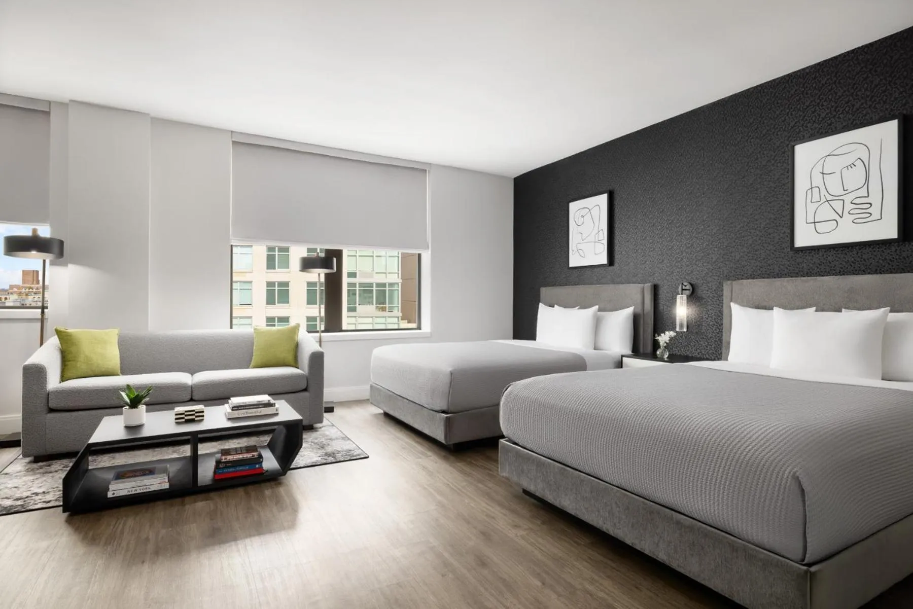 Bed in Arthouse Hotel