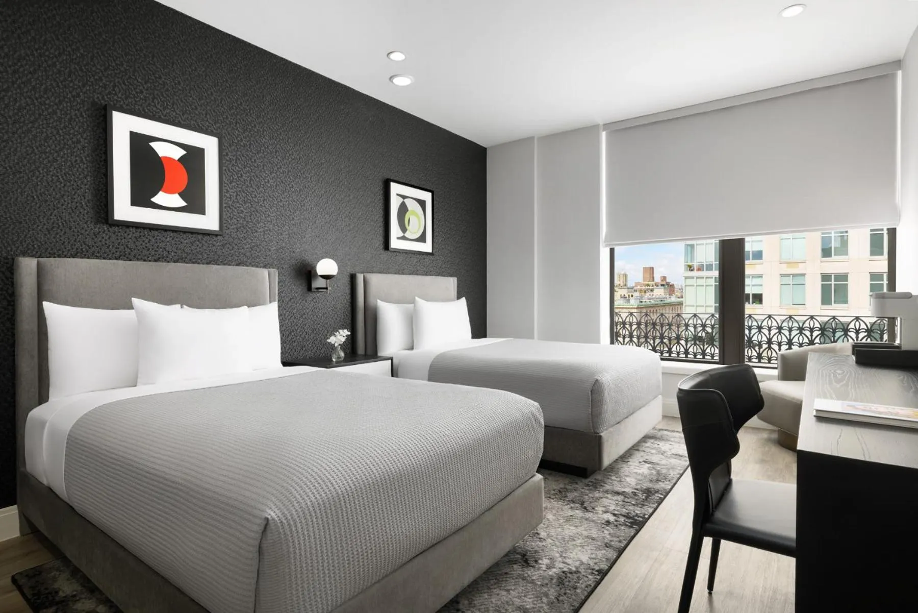 Bed in Arthouse Hotel