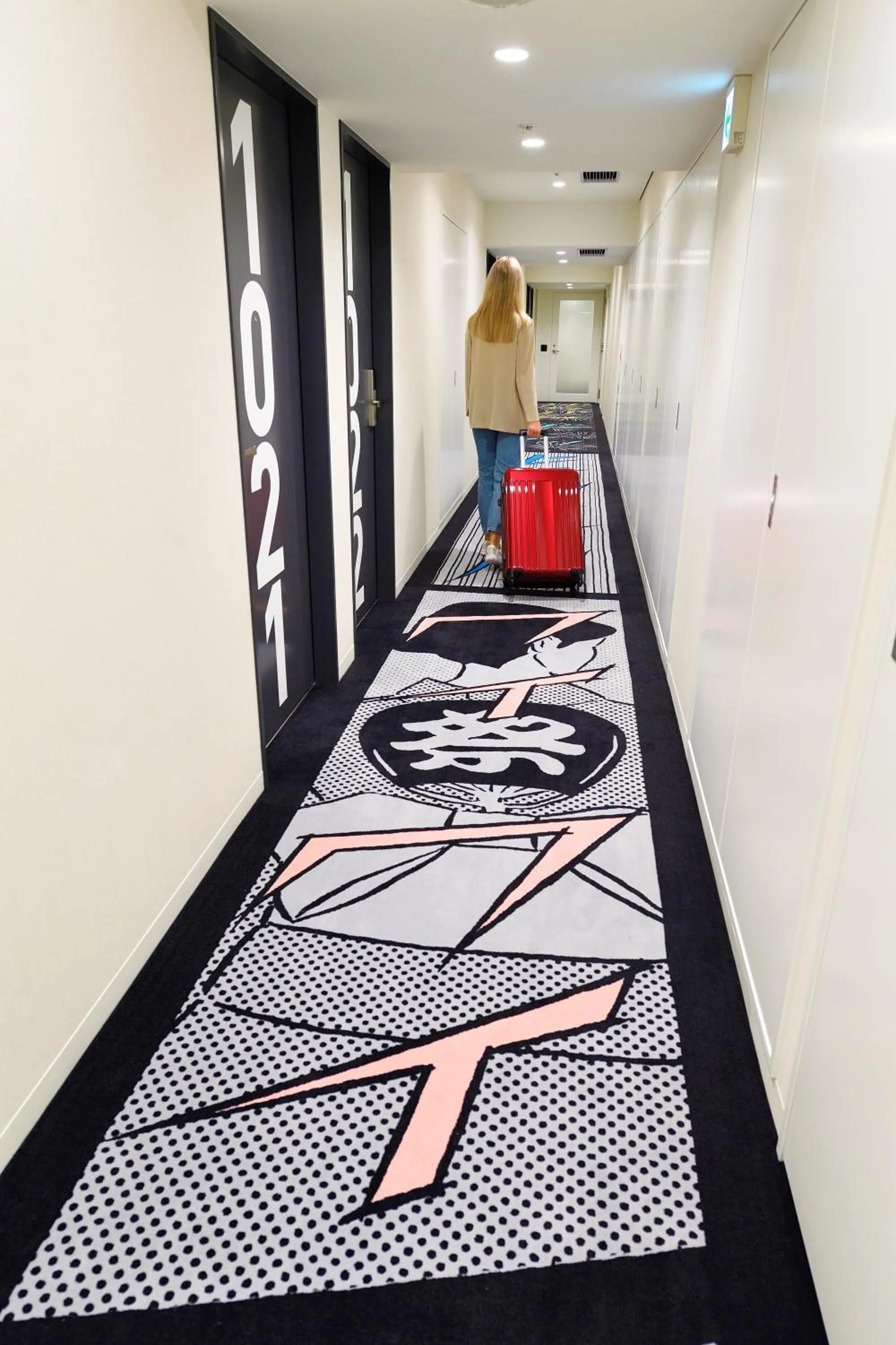 Decorative detail in HOTEL TAVINOS Asakusa