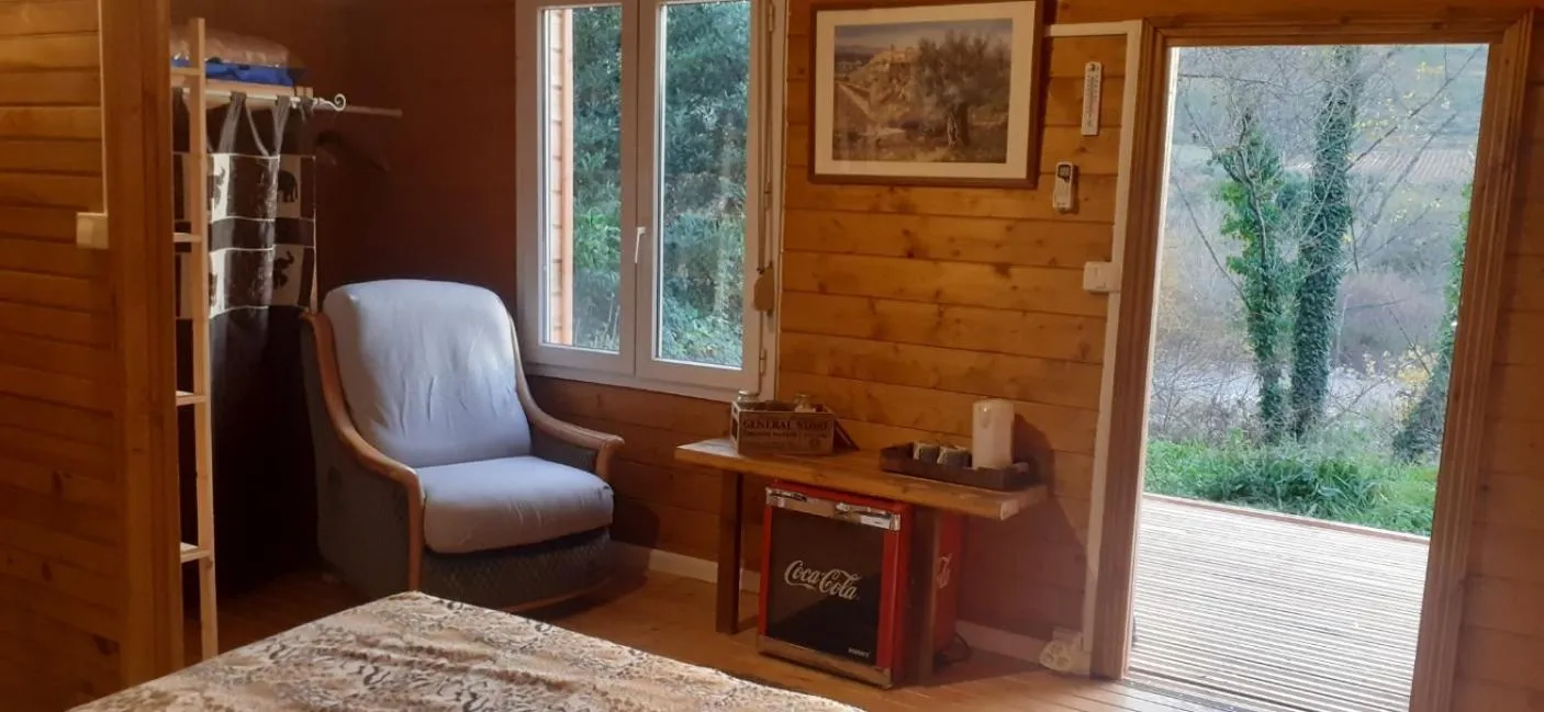 Seating area in Chambre La Caunette