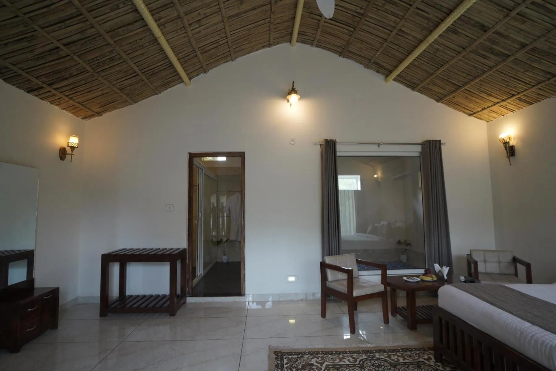 Living room, Bed in Amar Bagh Resort