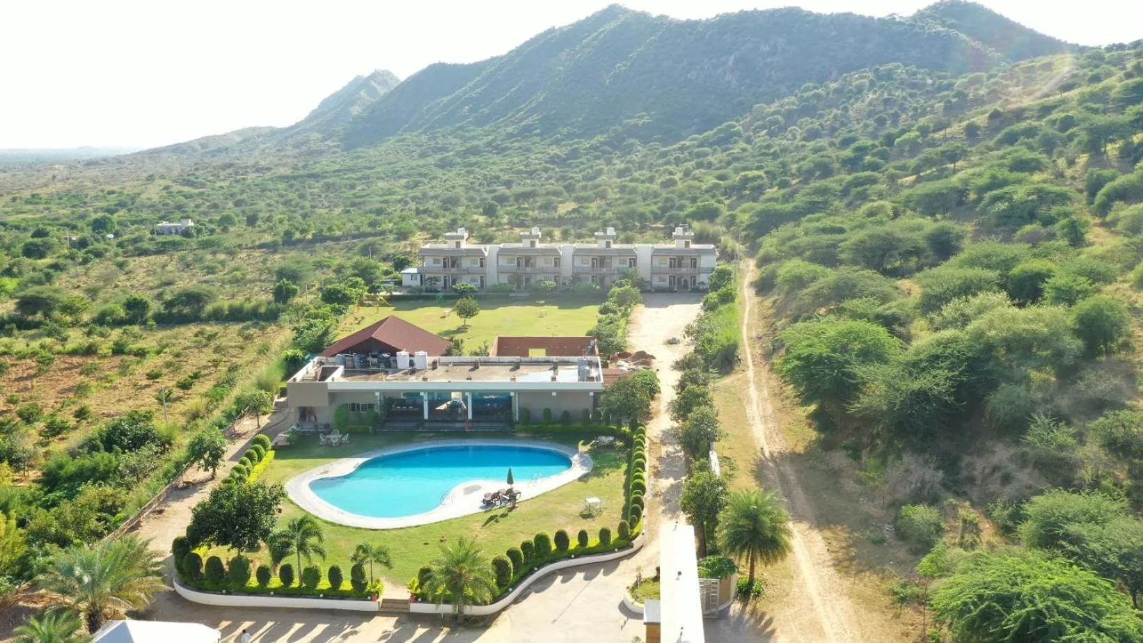 Mountain view in Amar Bagh Resort