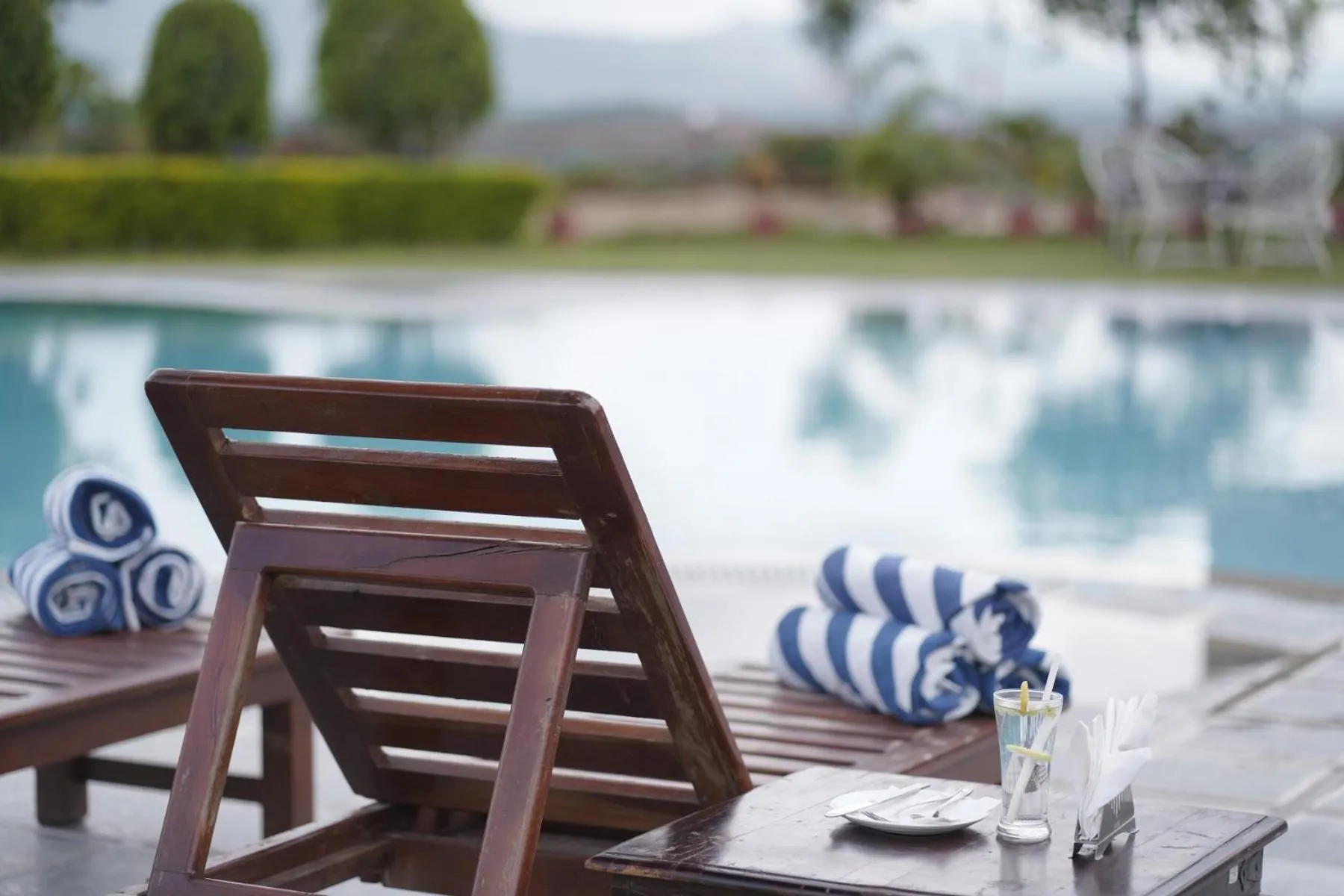 Pool view in Amar Bagh Resort