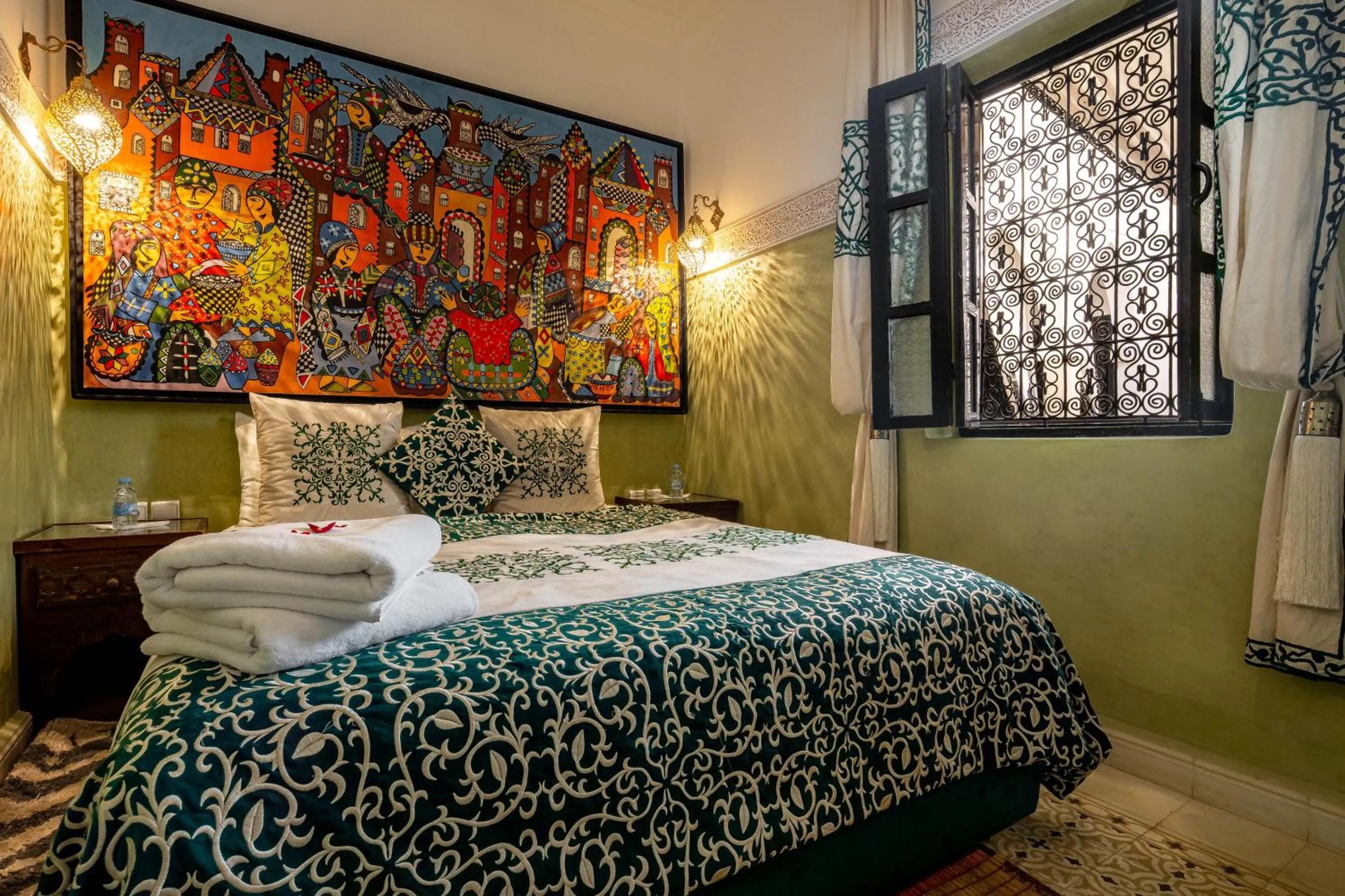 Bedroom, Bed in RIAD LA GAZELLE DU SUD