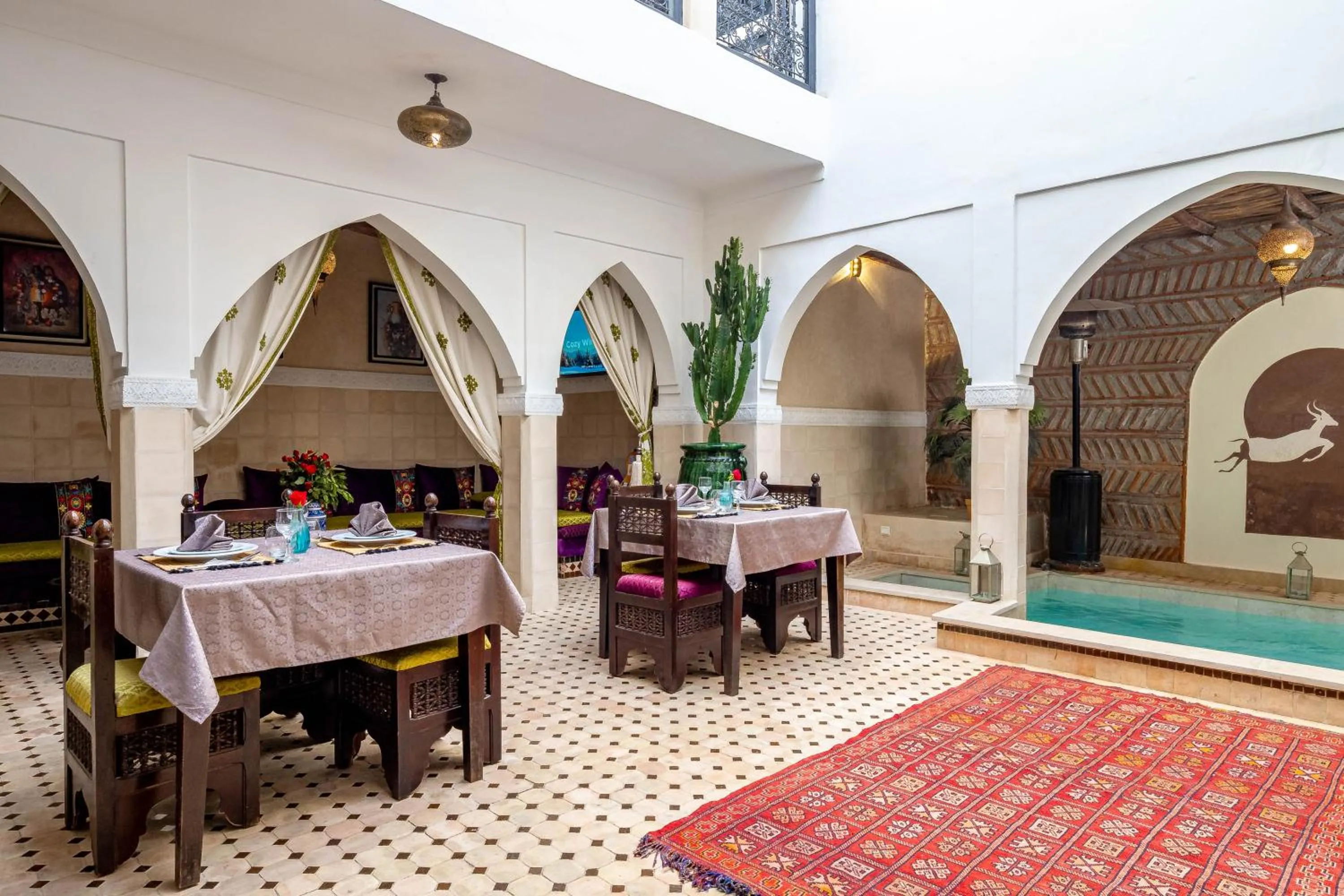 Patio in RIAD LA GAZELLE DU SUD