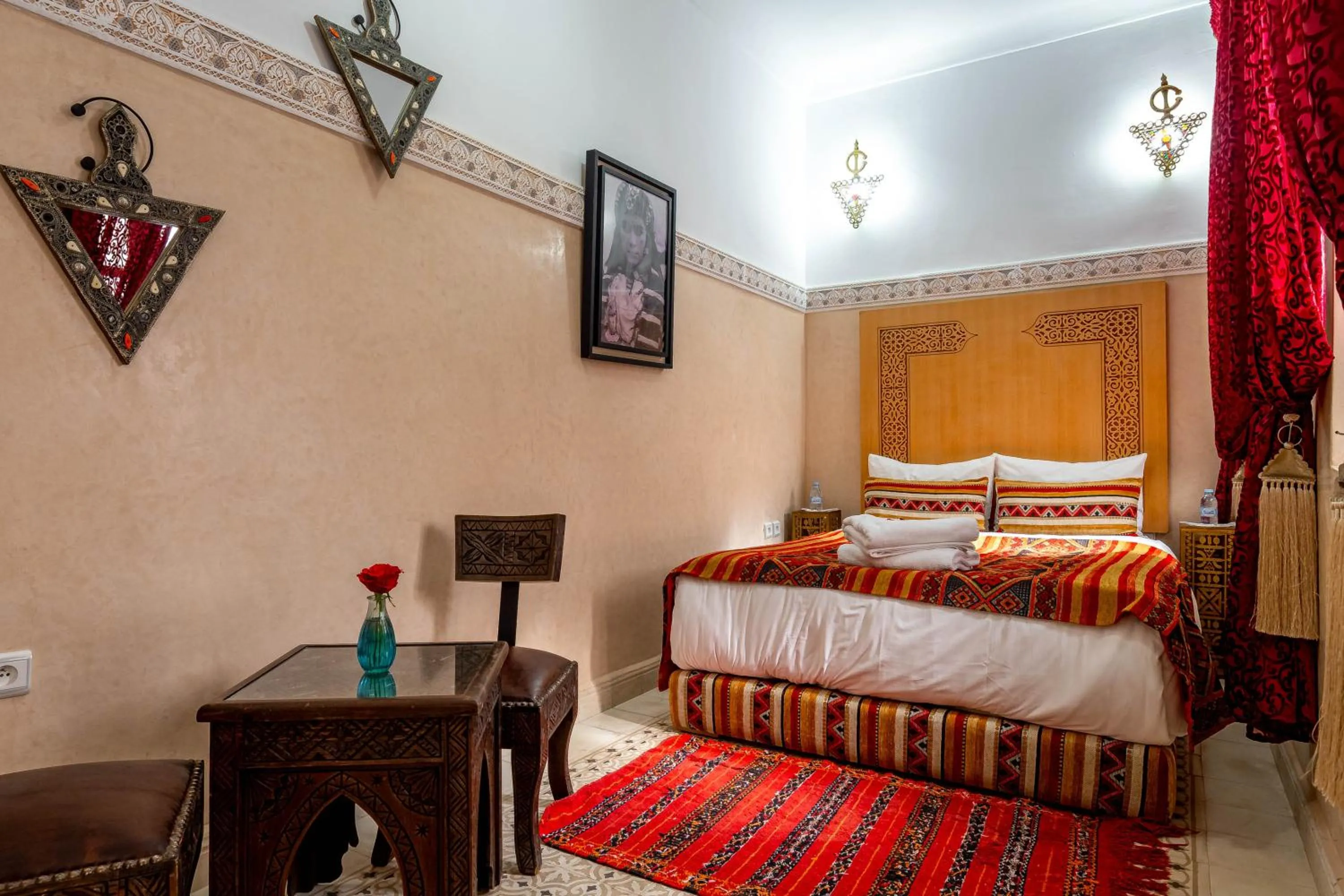 Bed in RIAD LA GAZELLE DU SUD