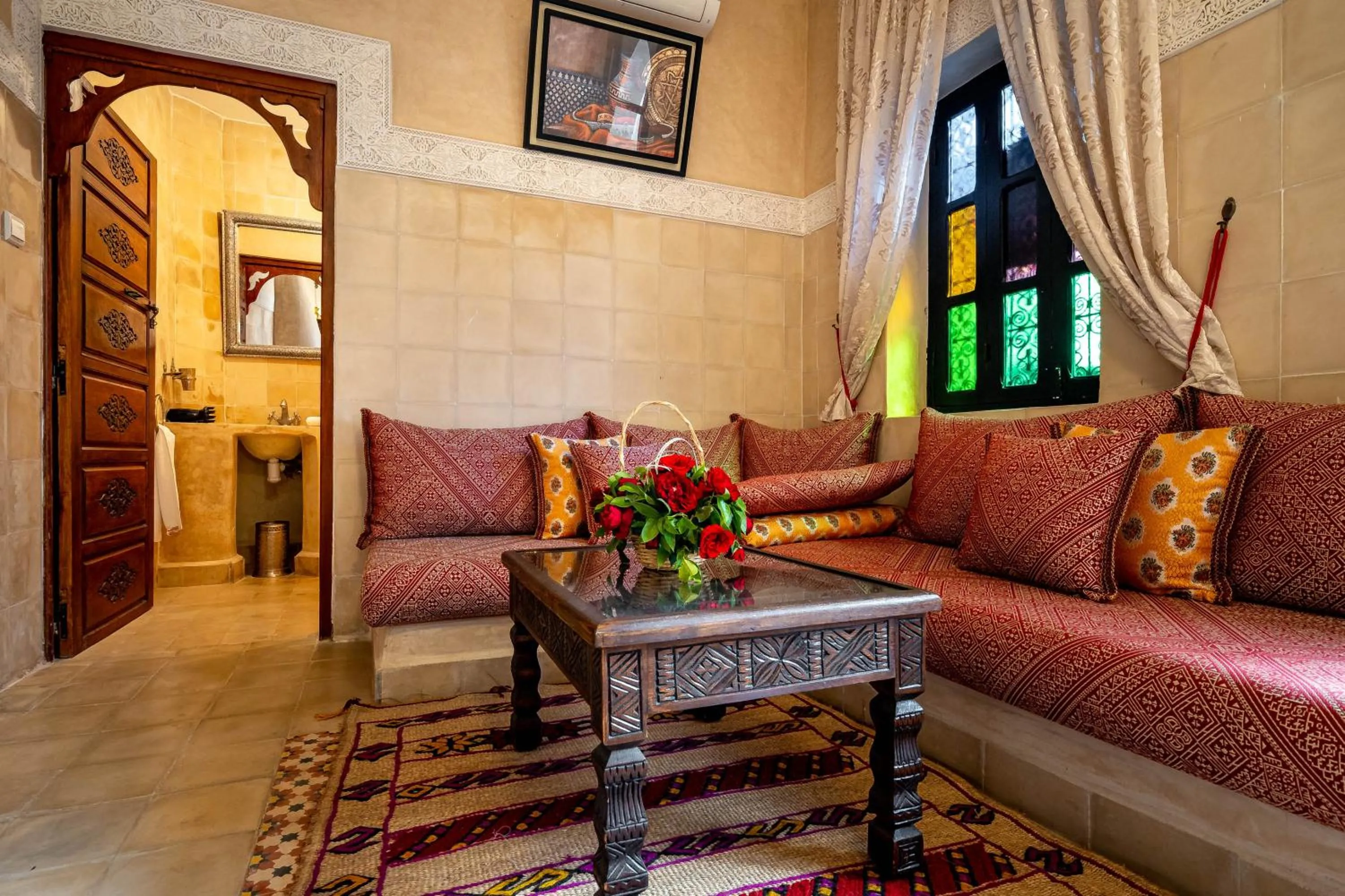 Living room in RIAD LA GAZELLE DU SUD