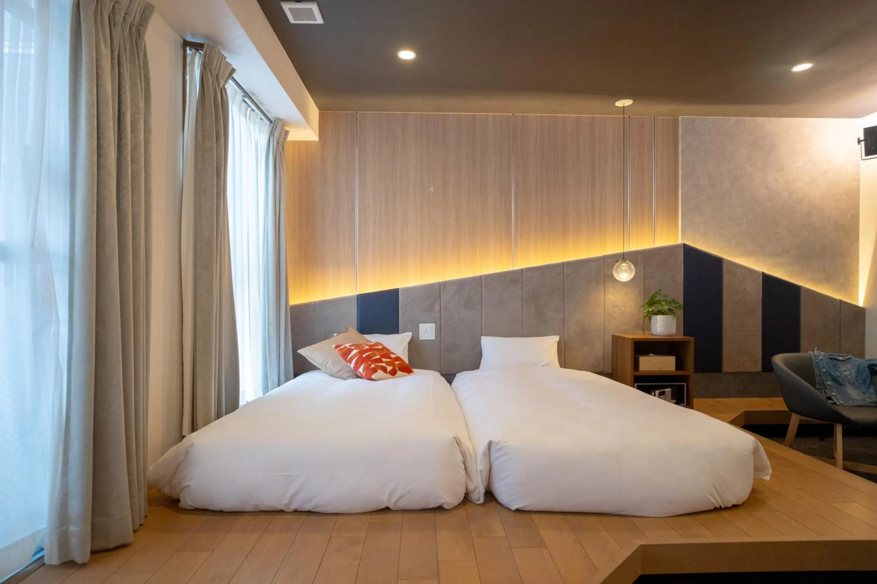 Bed in WAYFARER Kyoto Shijo