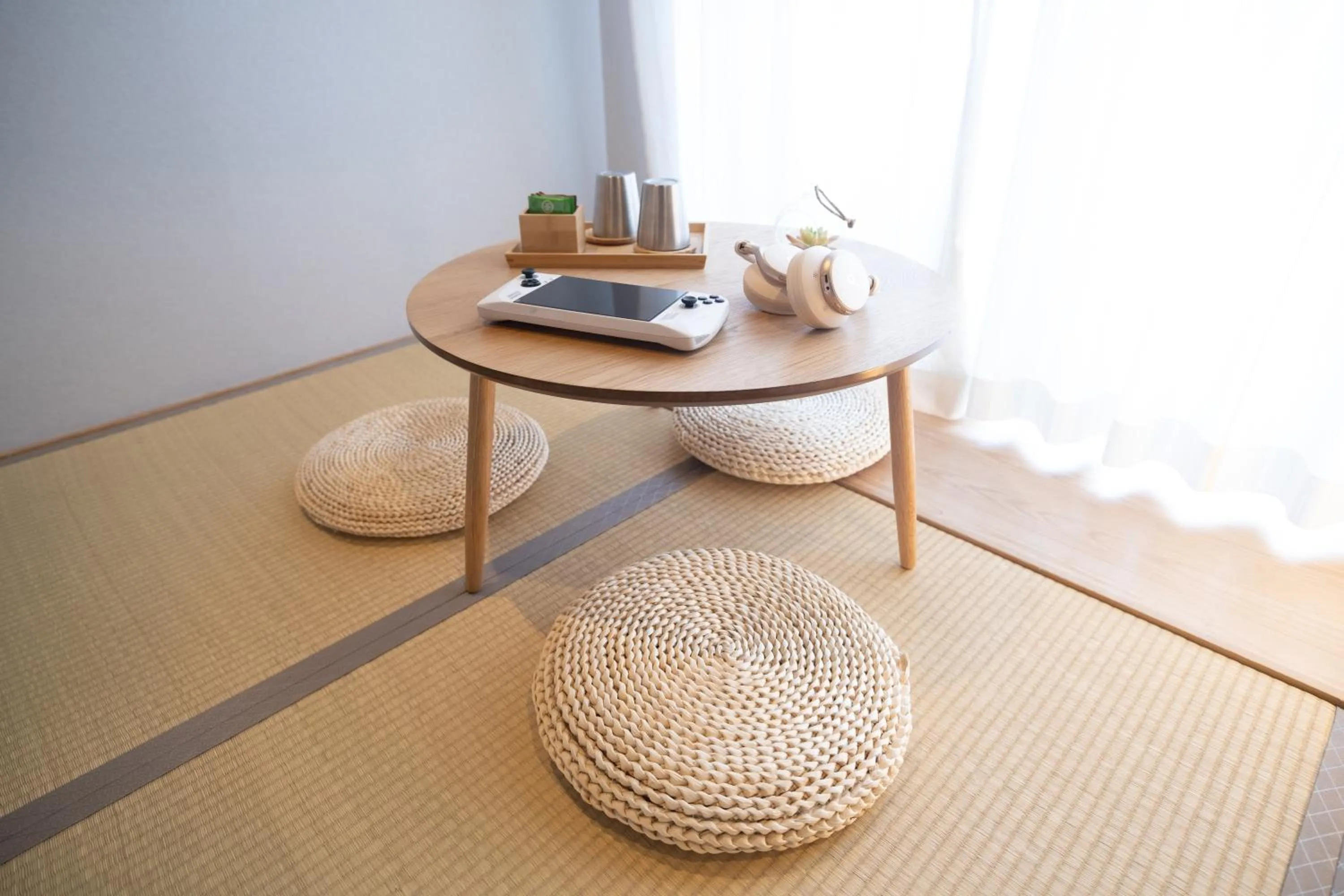 Seating area in WAYFARER Kyoto Shijo