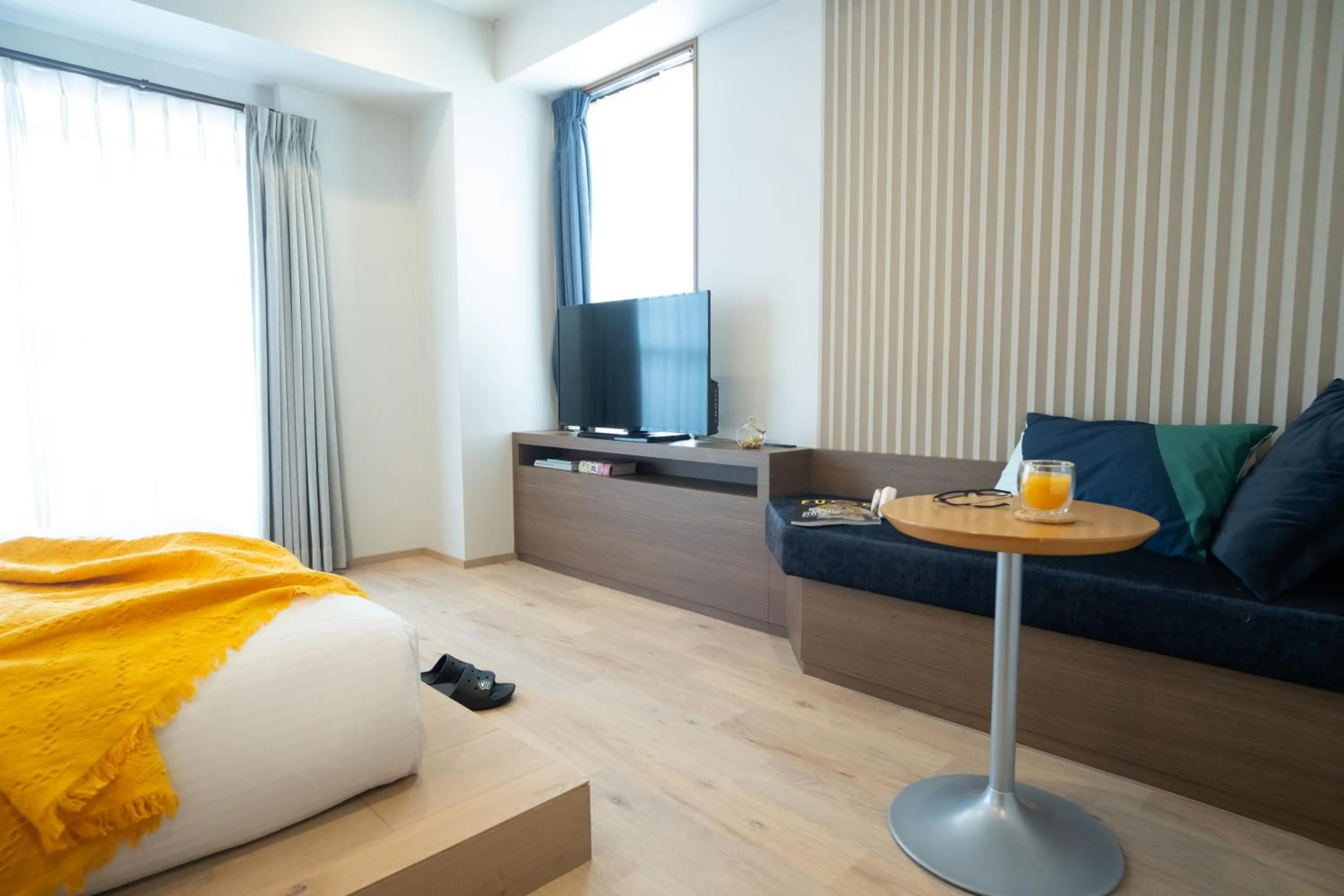 Bed in WAYFARER Kyoto Shijo